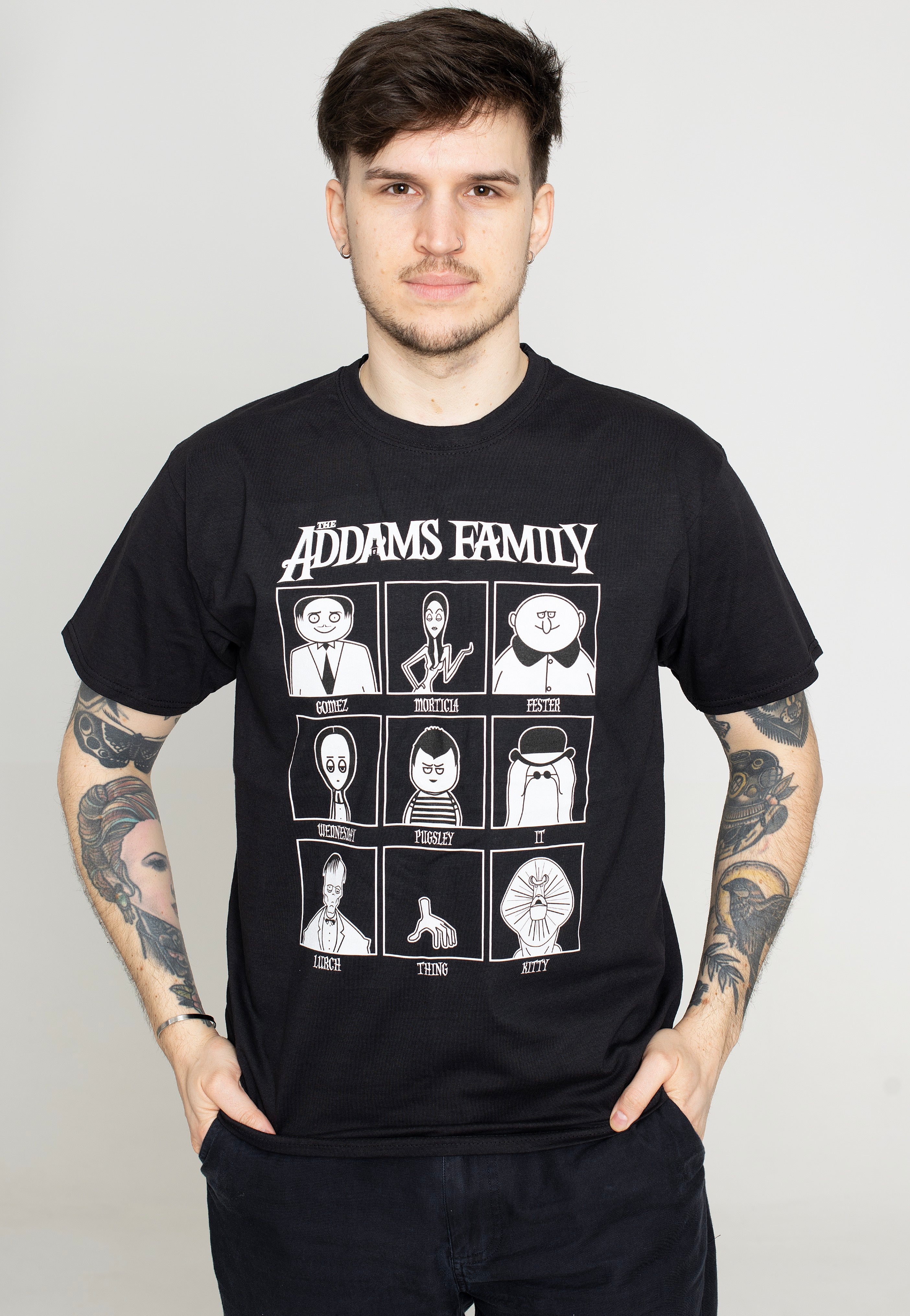 The Addams Family - Yearbook Layout - T-Shirt | Men-Image