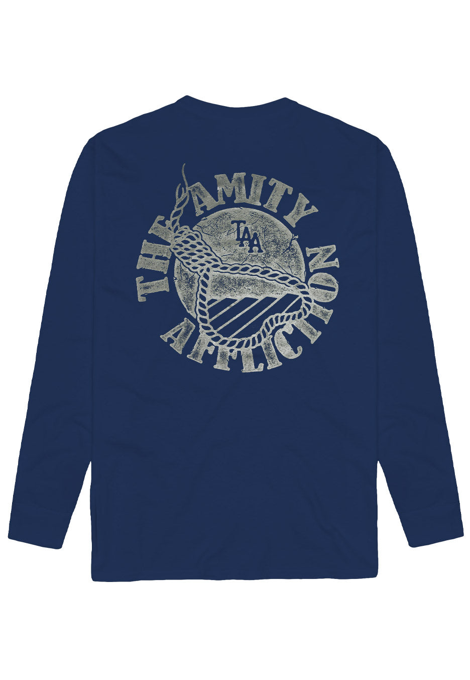 The Amity Affliction - Heart Rope Indigo Acid Washed - Longsleeve | Neutral-Image