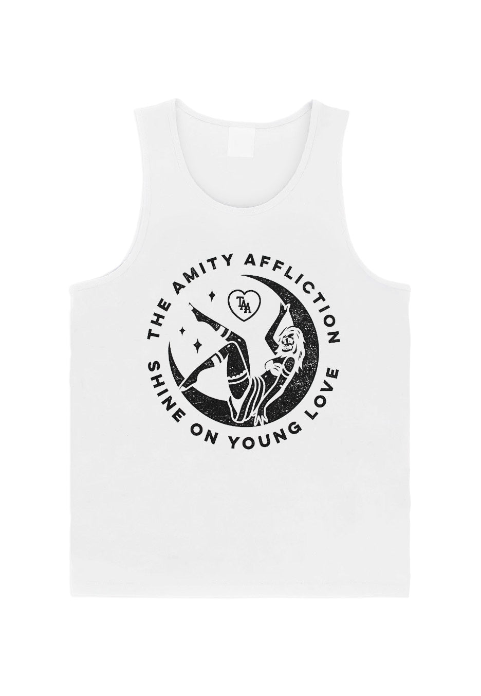 The Amity Affliction - Moon Girl White - Tank | Neutral-Image
