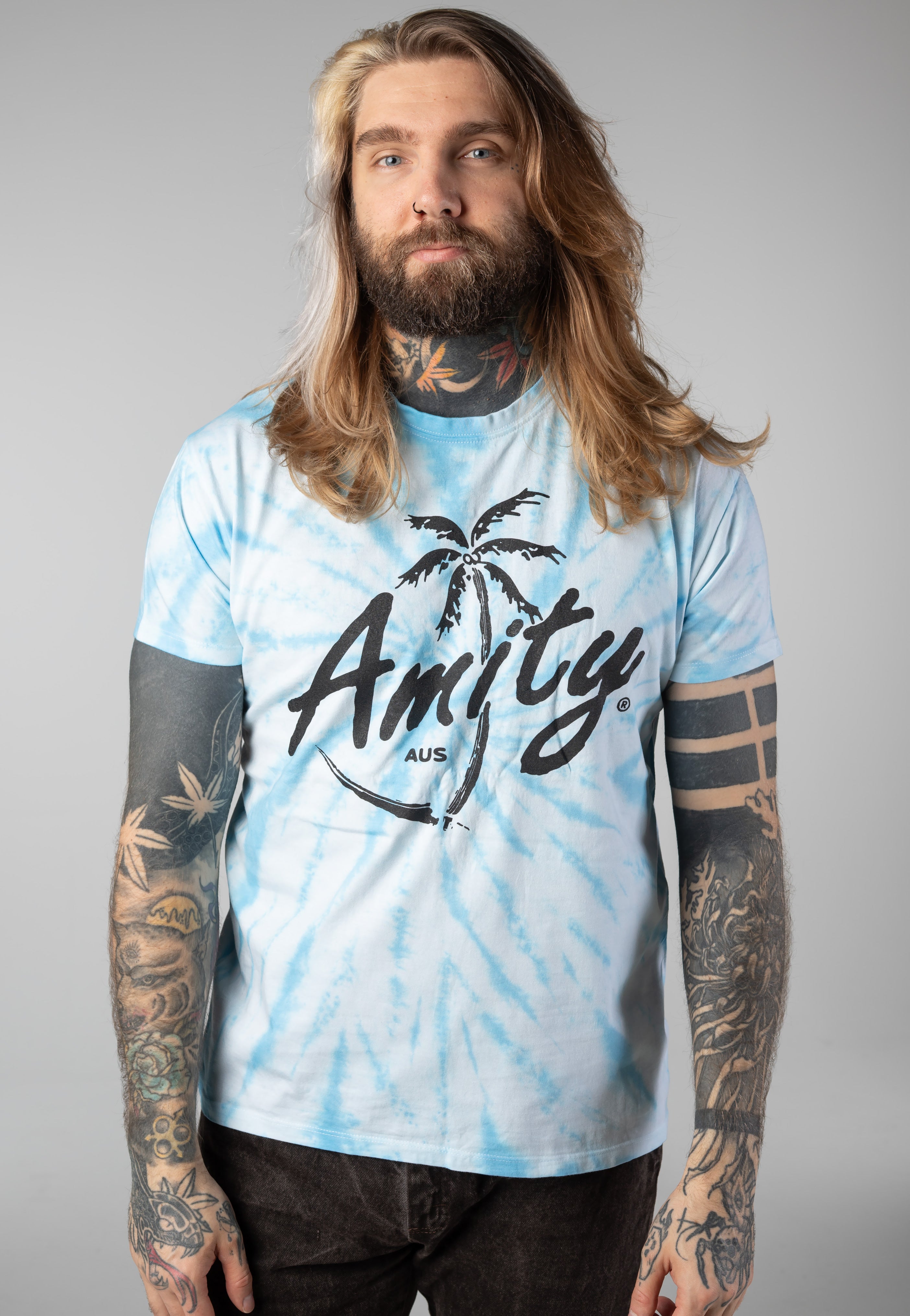 The Amity Affliction - Palm Tie Dye - T-Shirt | Men-Image