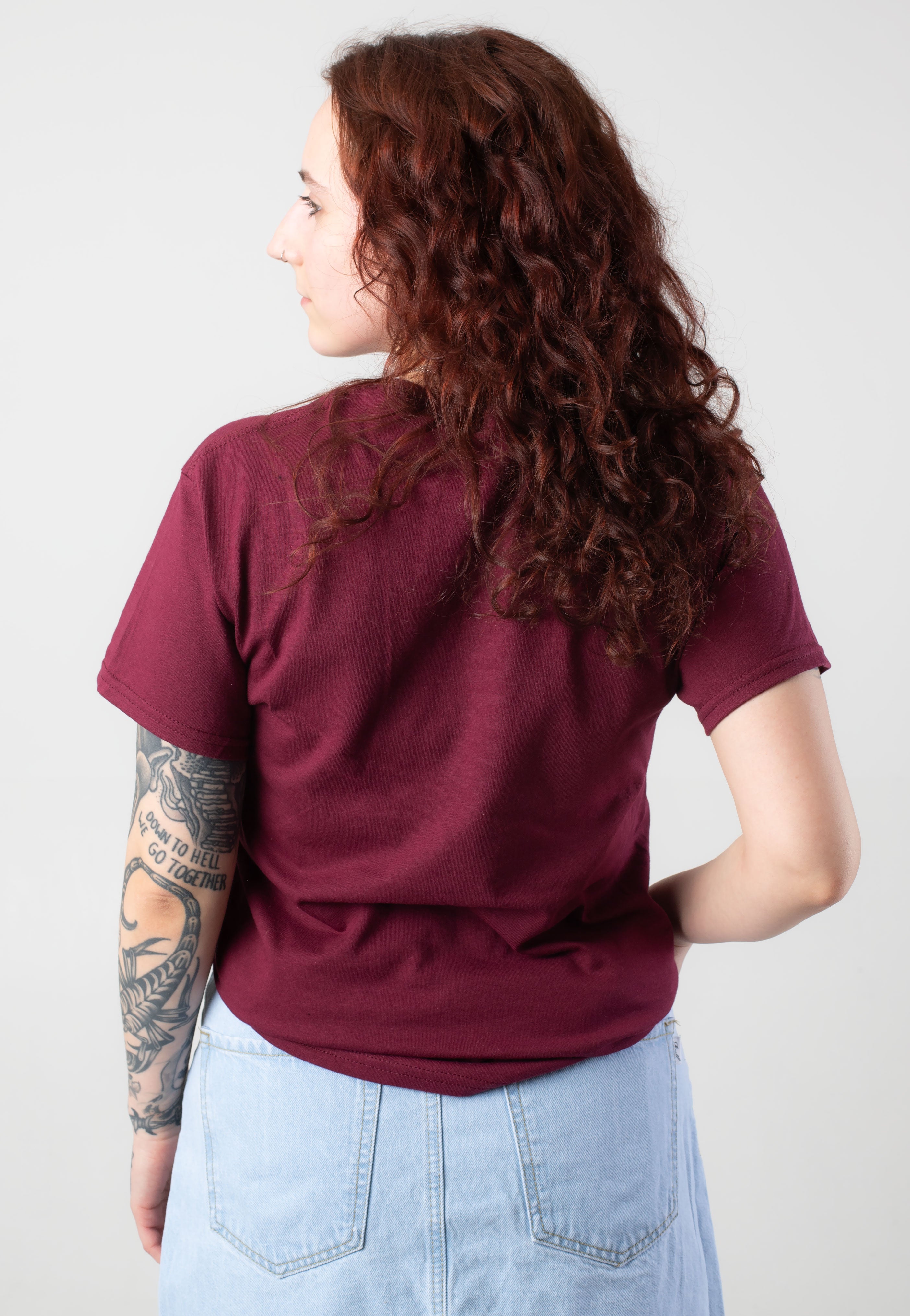 The Amity Affliction - Palm Maroon - T-Shirt | Women-Image
