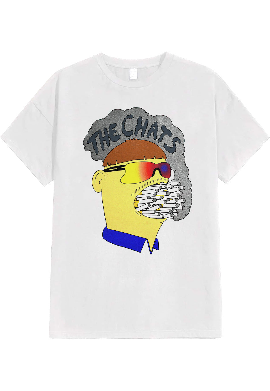 The Chats - Ciggie Mouth White - T-Shirt | Neutral-Image
