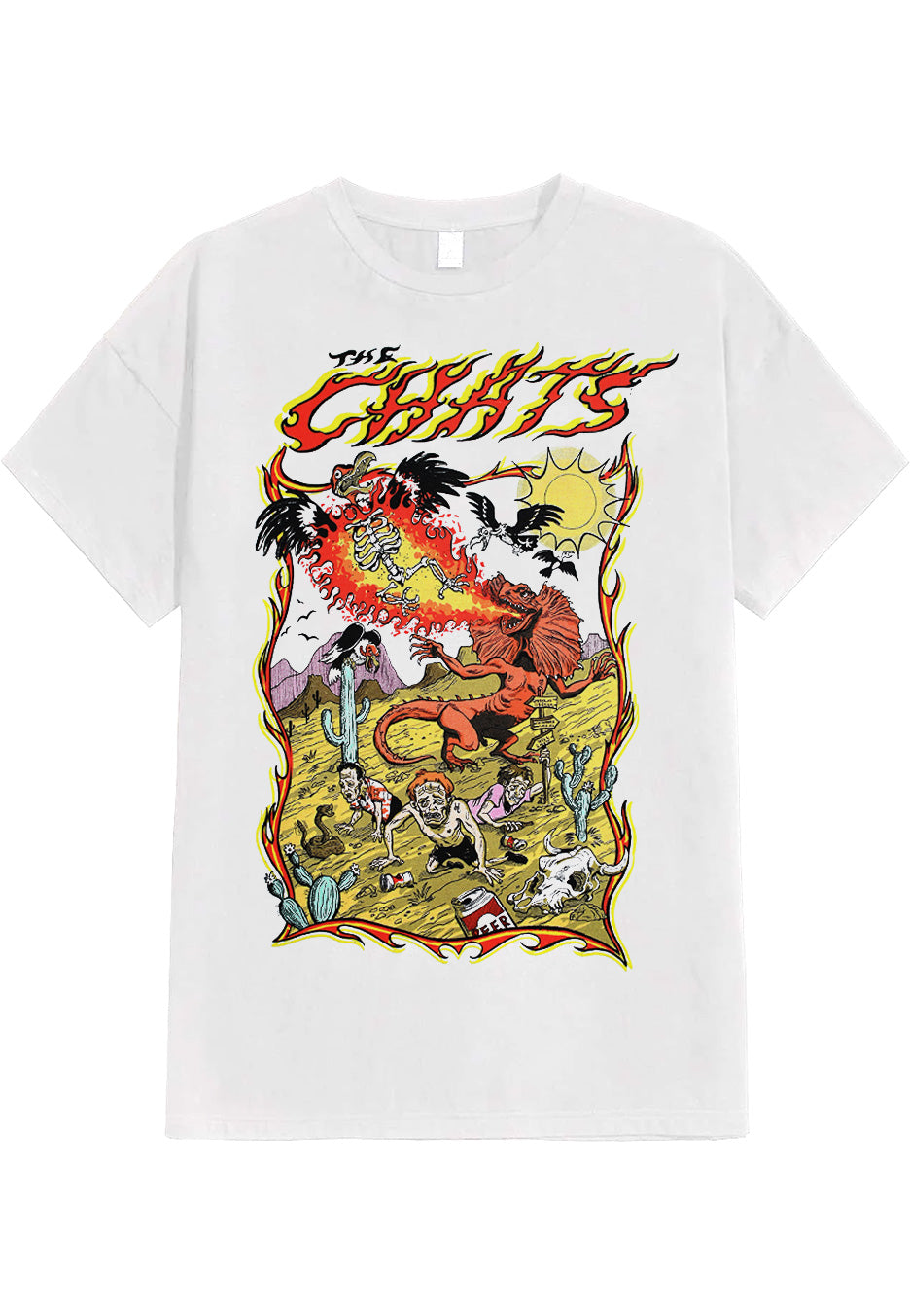 The Chats - Lizard Breath White - T-Shirt | Neutral-Image