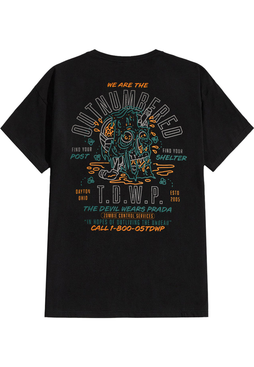 ✰over print✰【新品同様】✰patch shirts black The Devil Wears Prada - Outnumbered - T-Shirt | Impericon