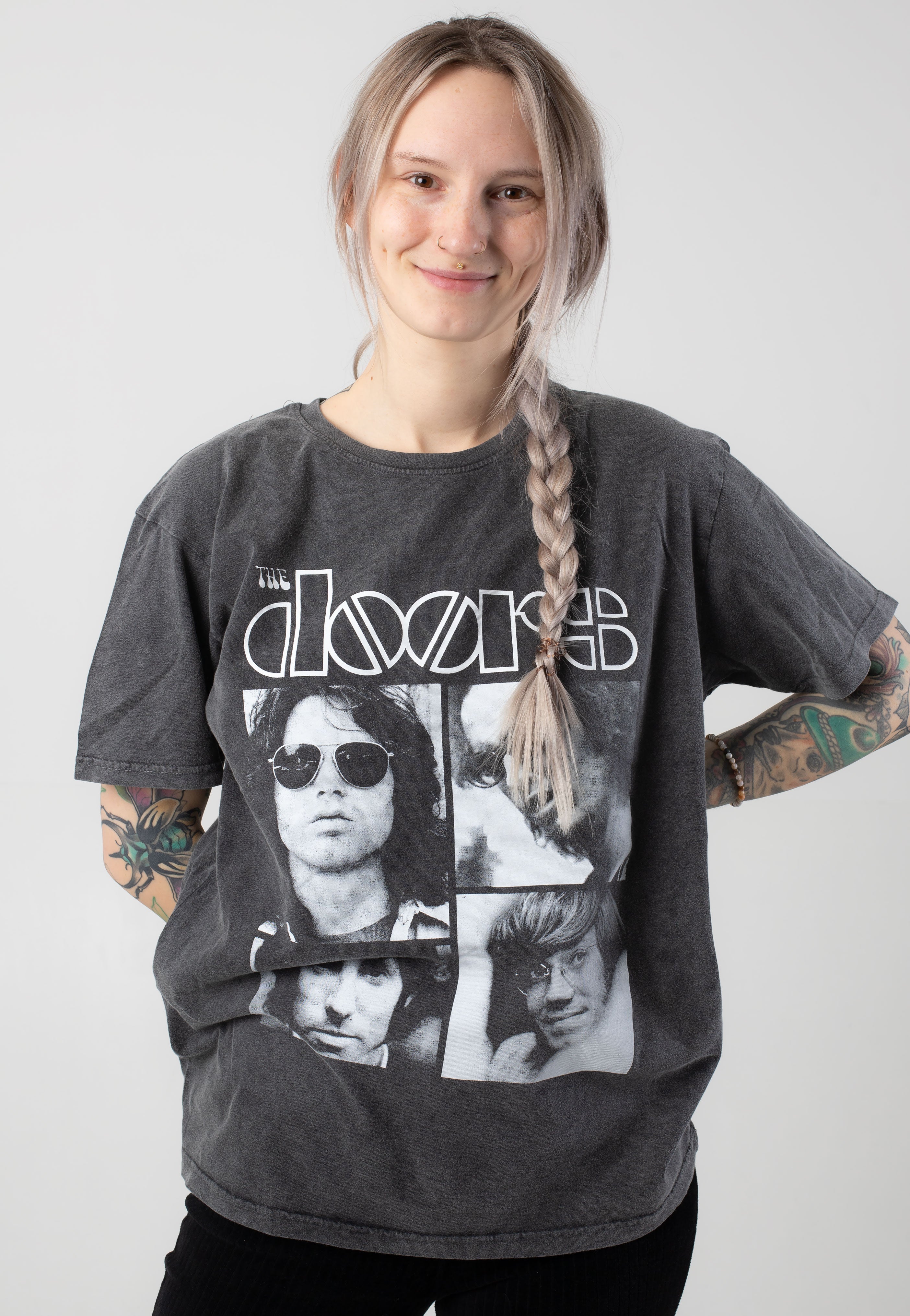 The Doors Squares Stone Wash - T-Shirt | Impericon