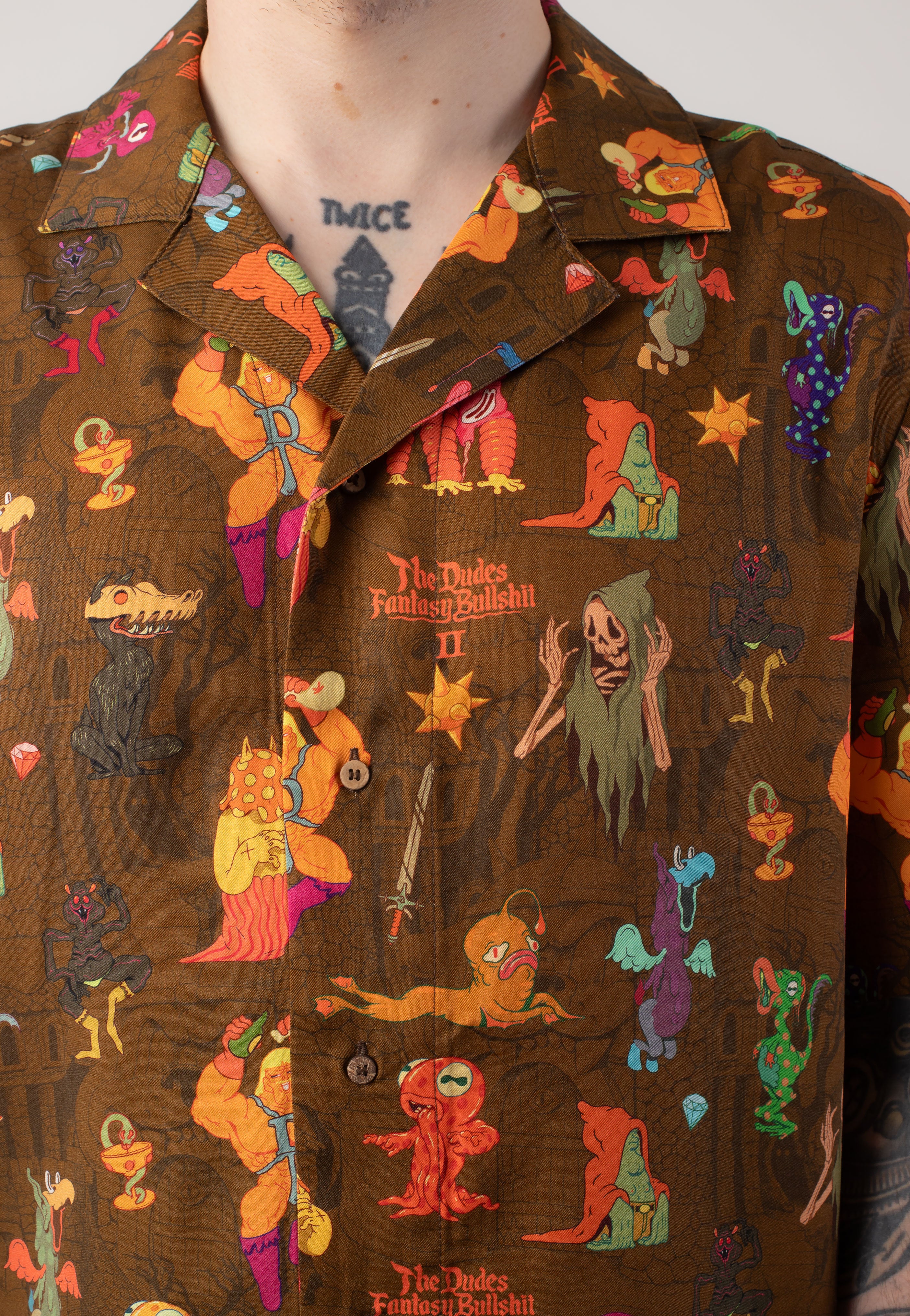 The Dudes - Citadelic Monsters Hawaiian - Shirt | Men-Image