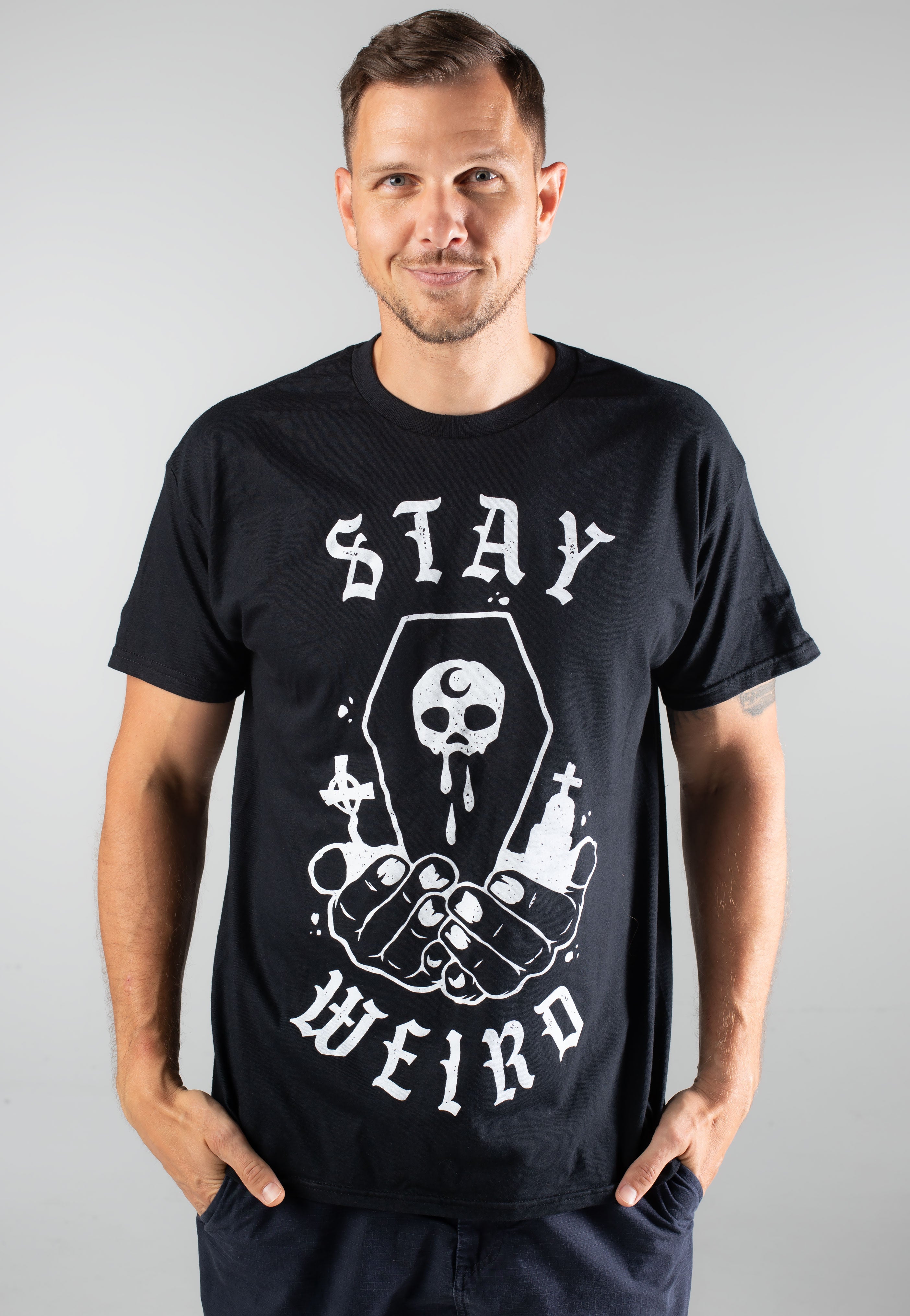 The Funeral Portrait - Stay Weird - T-Shirt | Men-Image