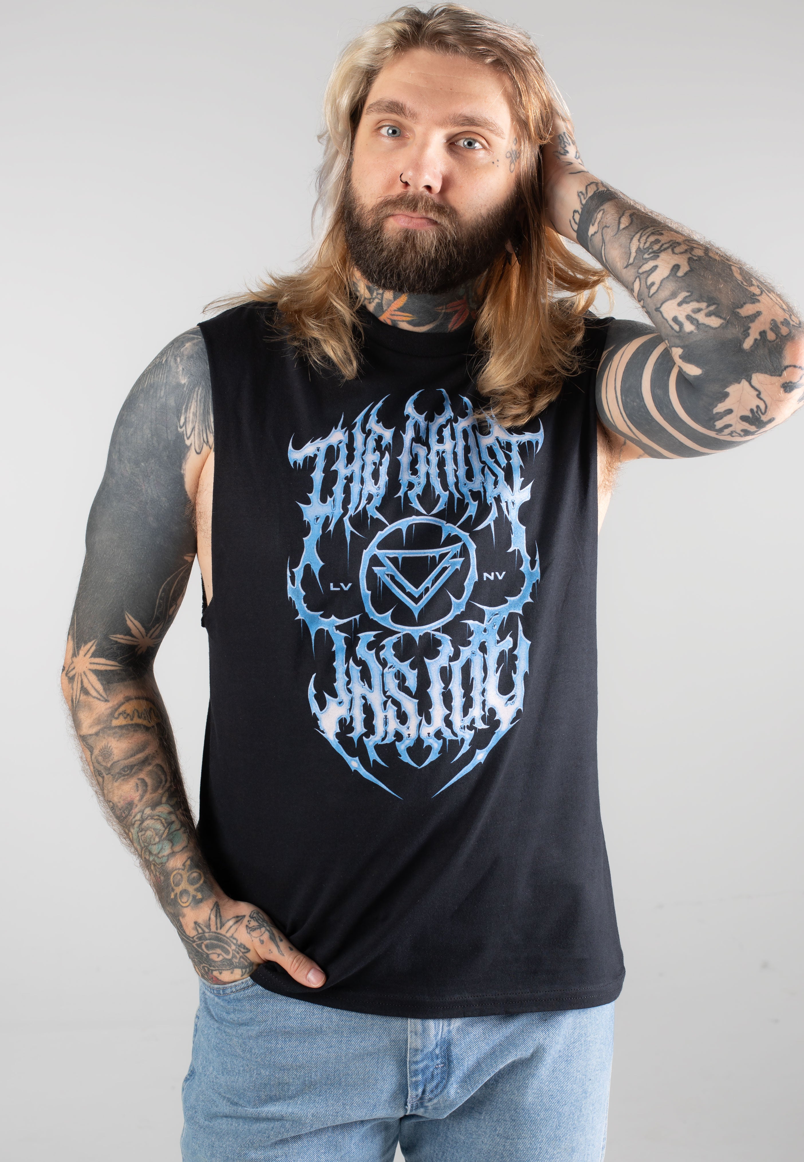 The Ghost Inside - Death Metal Logo - Sleeveless | Men-Image