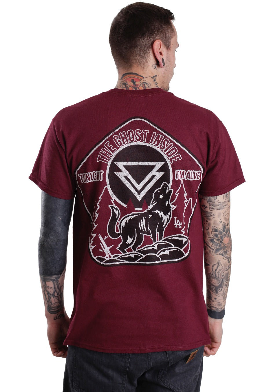 The Ghost Inside - Mountain Maroon - T-Shirt | Men-Image
