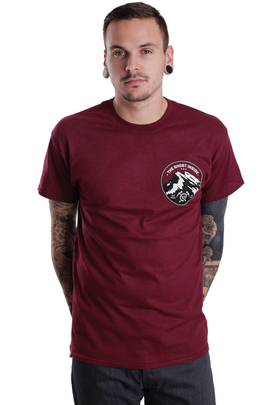 The Ghost Inside - Mountain Maroon - T-Shirt | Men-Image