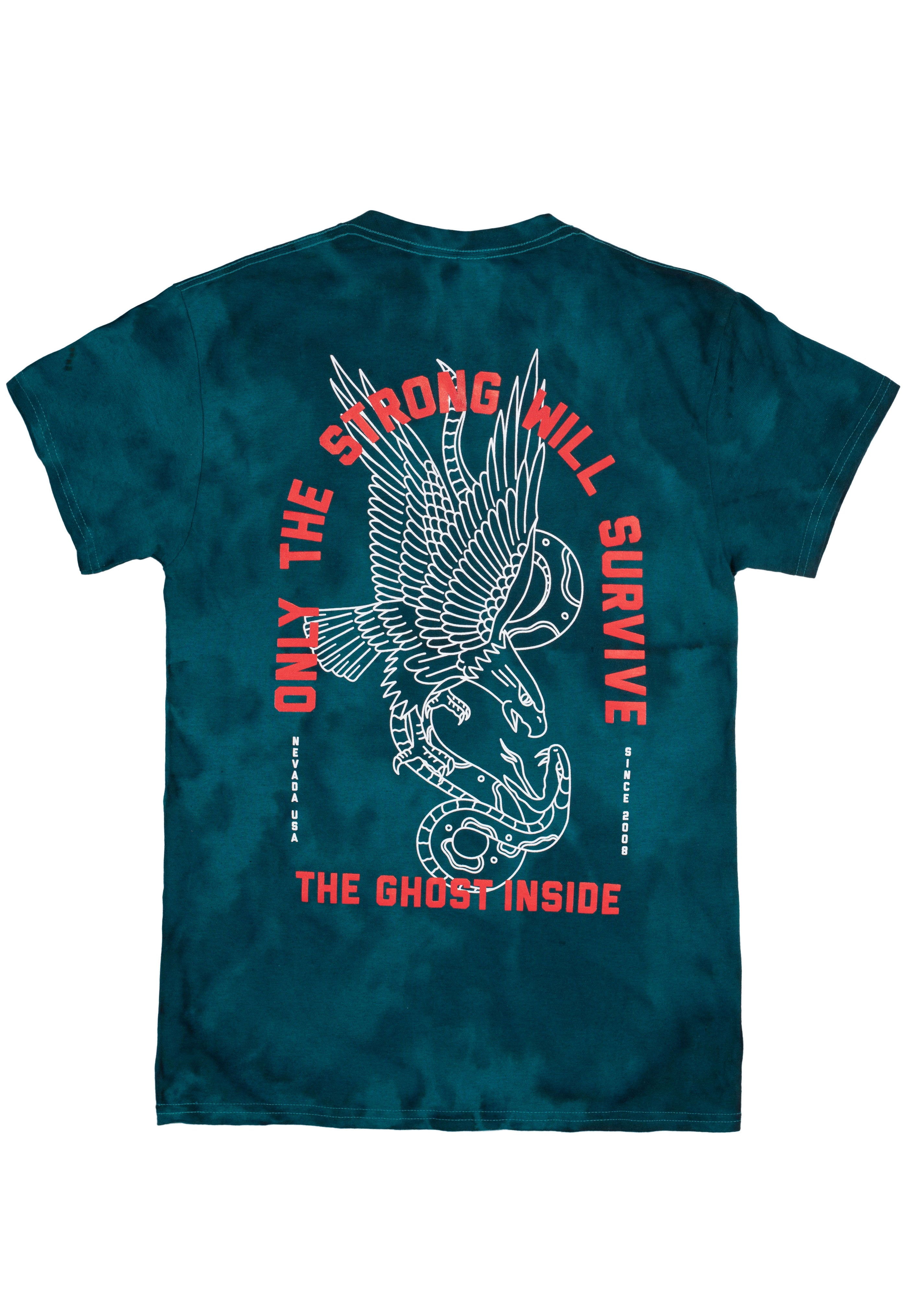 The Ghost Inside - Survive Teal/Black Tie Dye - T-Shirt | Neutral-Image