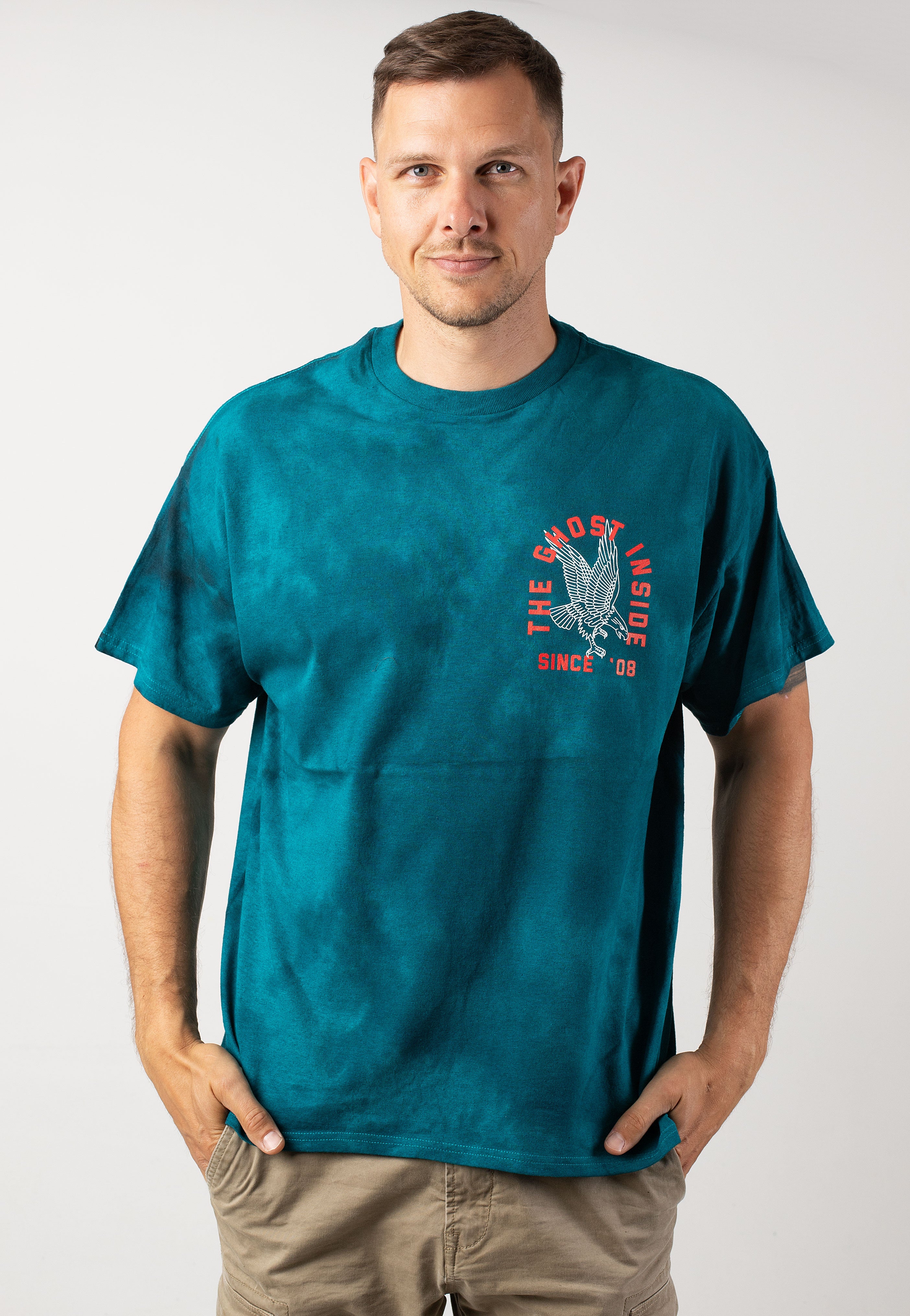 The Ghost Inside - Survive Teal/Black Tie Dye - T-Shirt | Men-Image