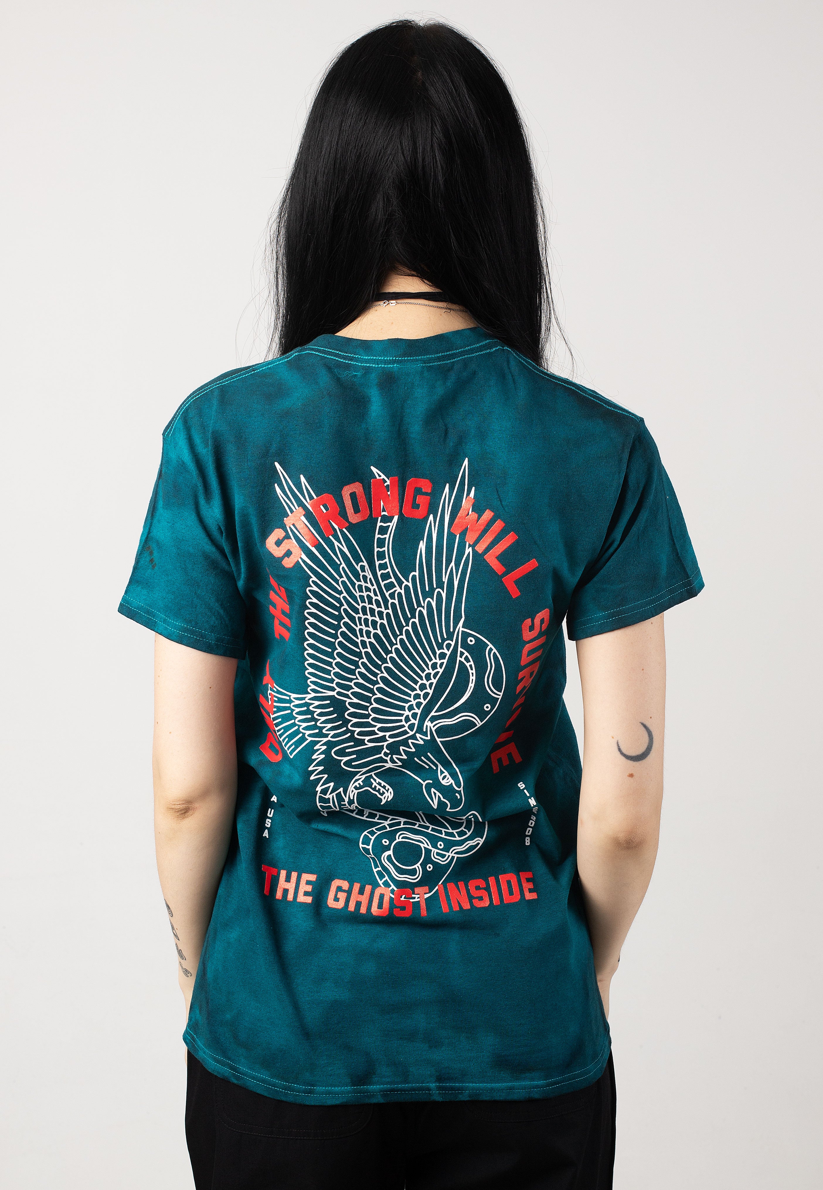 The Ghost Inside - Survive Teal/Black Tie Dye - T-Shirt | Women-Image