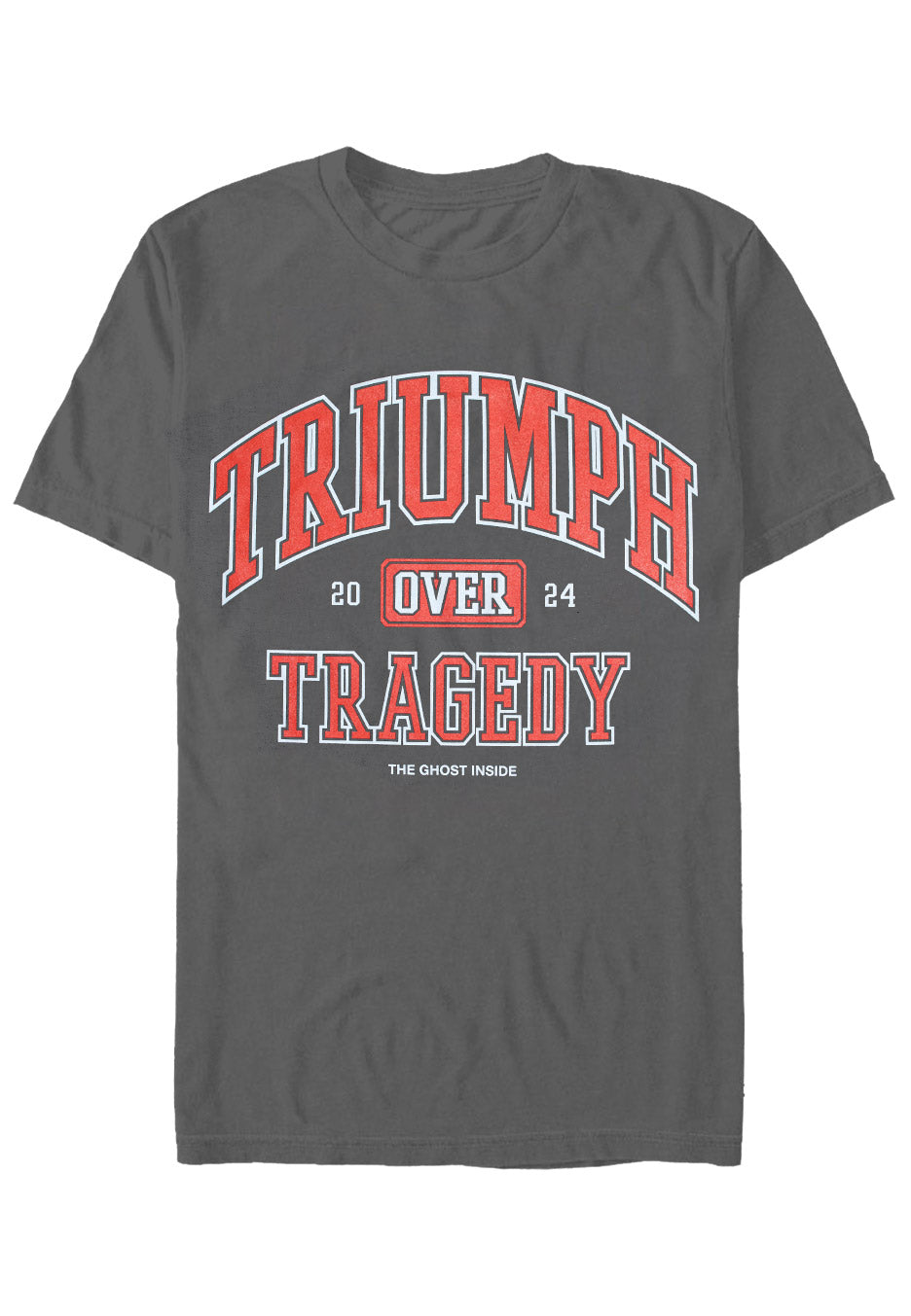 The Ghost Inside - Triumph Varsity Charcoal - T-Shirt | Neutral-Image