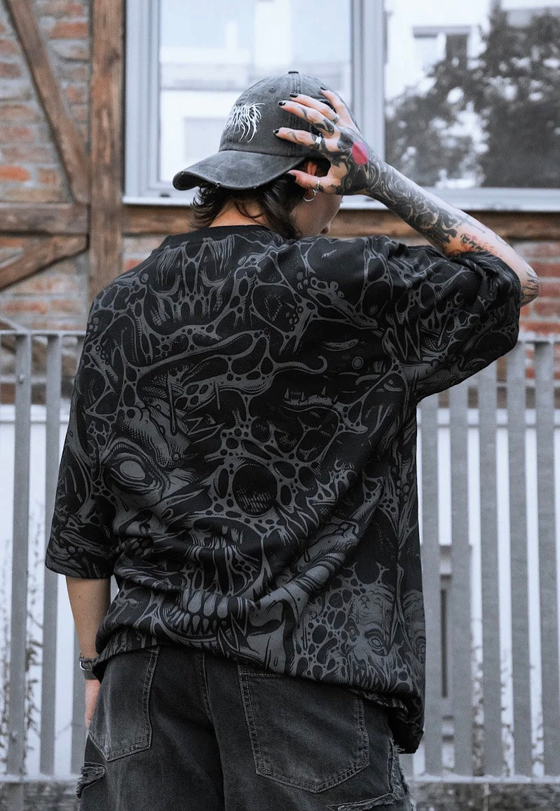 Stay Cold Apparel - The Hollow Blaze Oversized - T-Shirt | Neutral-Image