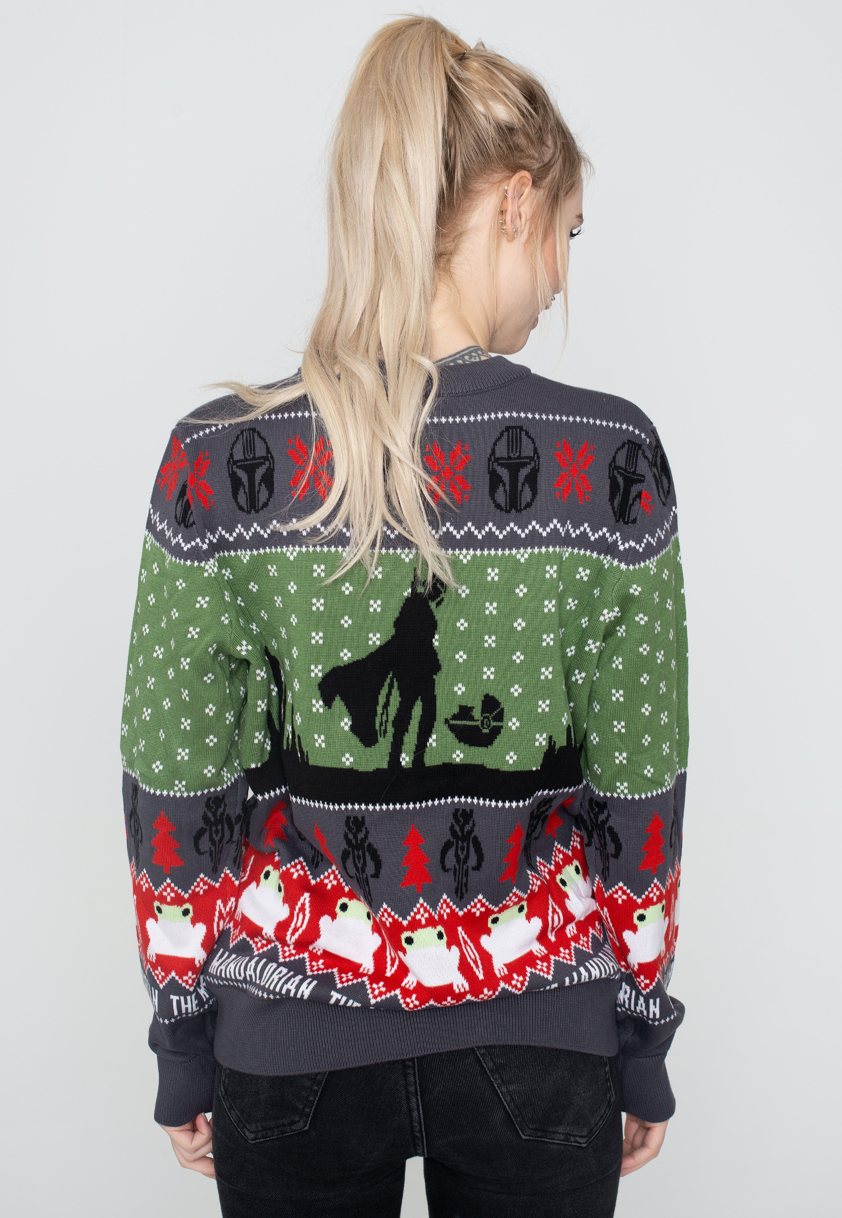 The Mandalorian - Grogu Xmas Knit - Pullover | Women-Image