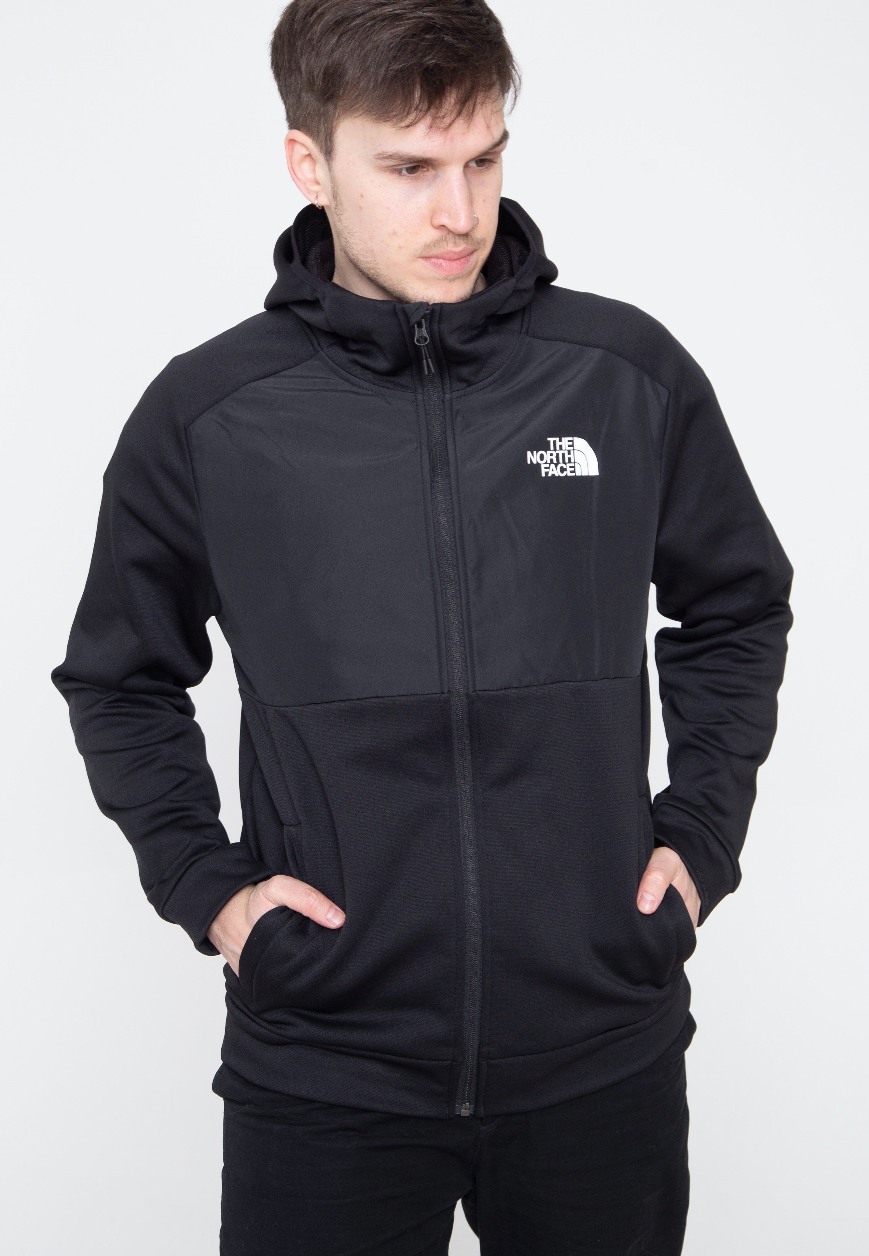 The North Face - Ma Fz Fleece Eu TNF Black/TNF Black - Jacket | Men-Image