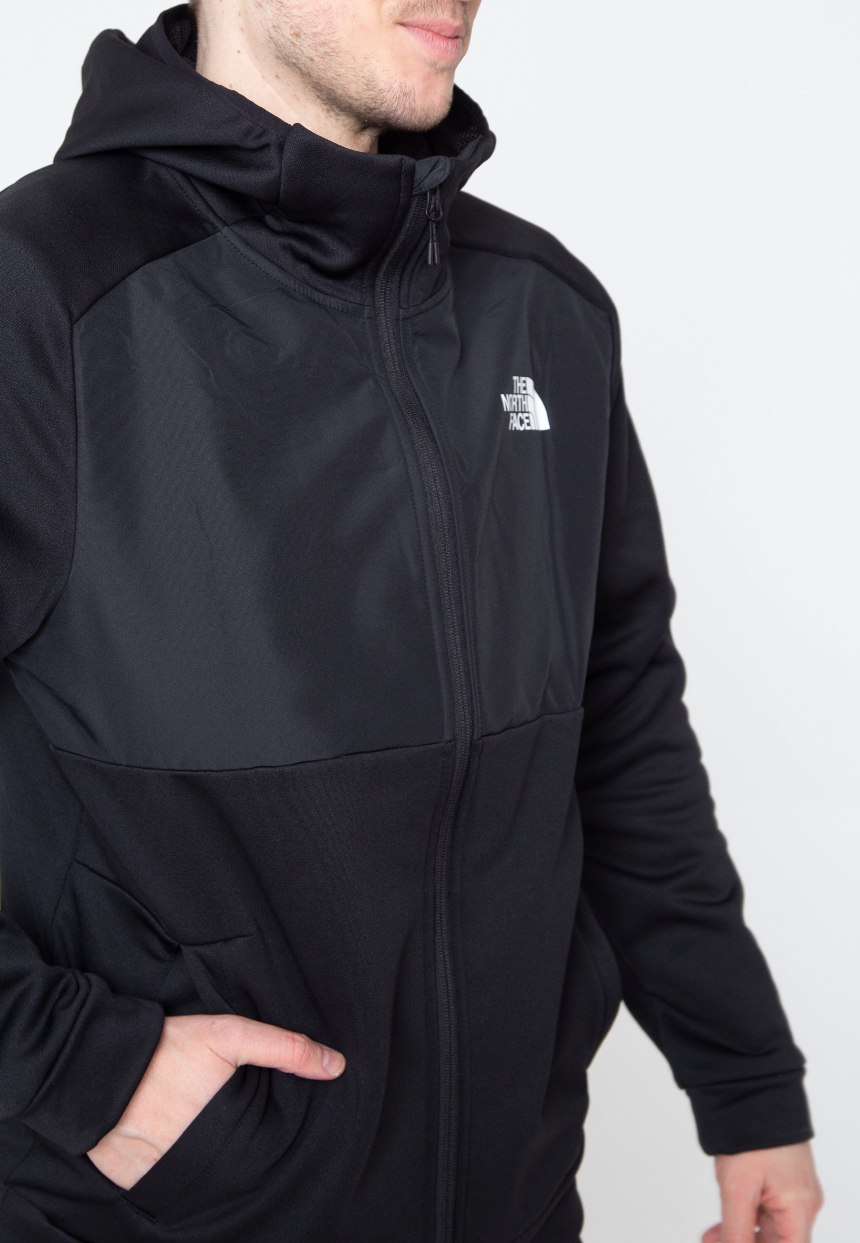 The North Face - Ma Fz Fleece Eu TNF Black/TNF Black - Jacket | Men-Image