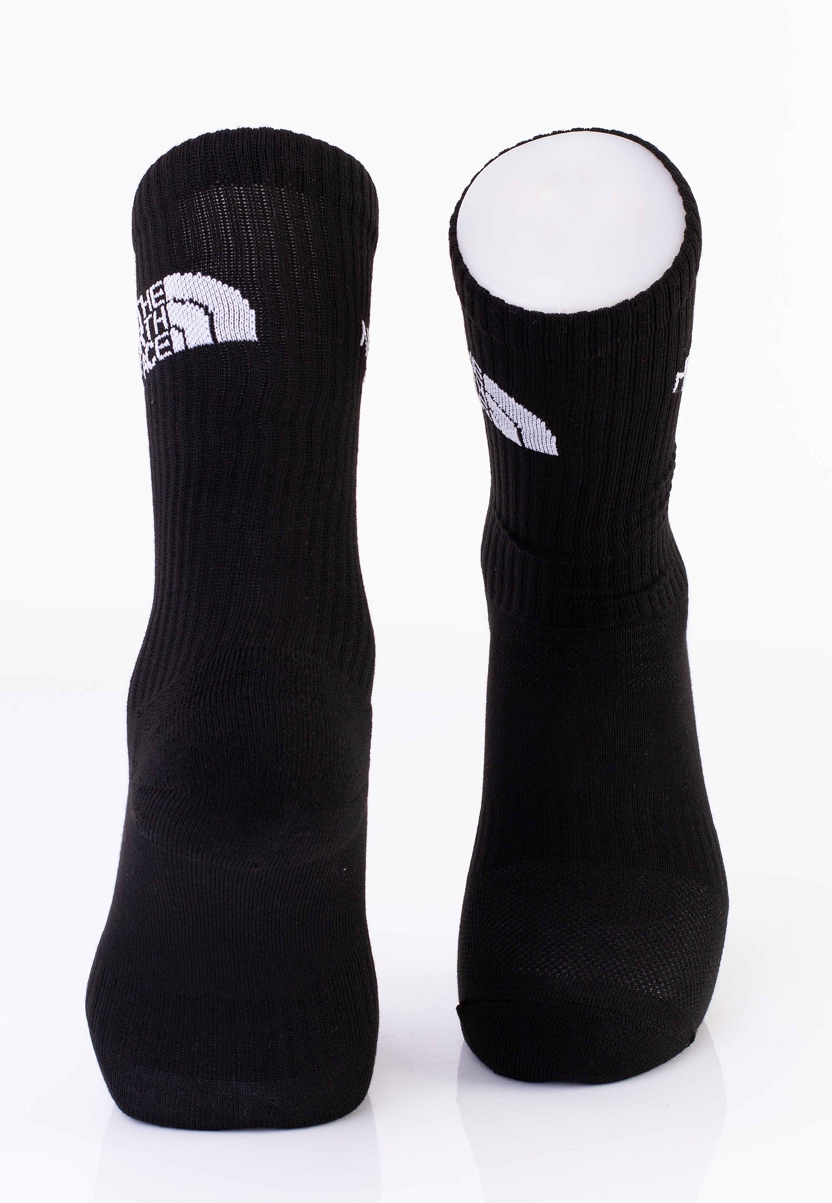 The North Face - Multi Sport Cush Crew Pack Of 3 Tnf Black - Socks | Men-Image