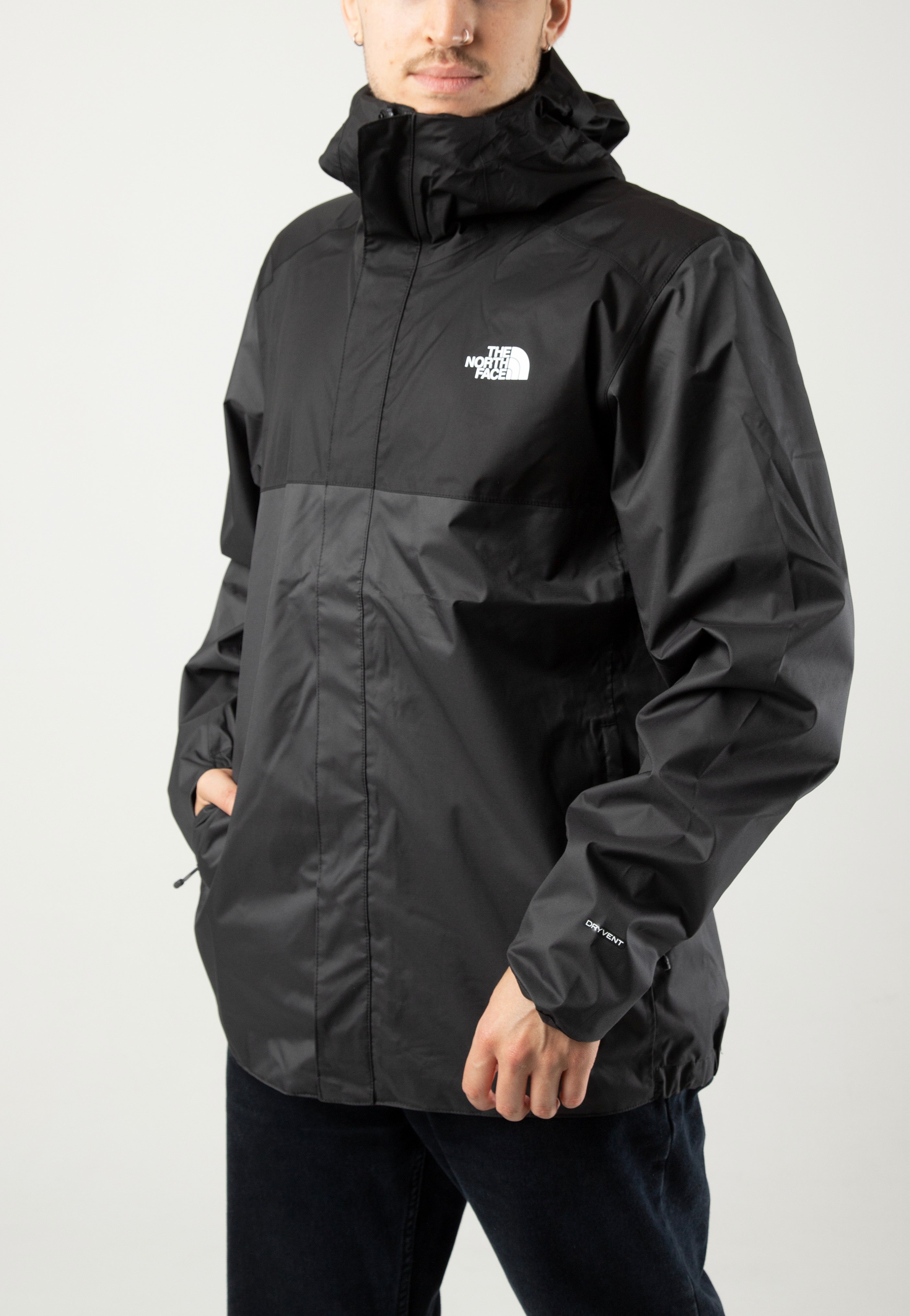 The North Face - Quest Zip In Asphalt Grey/Tnf Black - Jacket | Men-Image