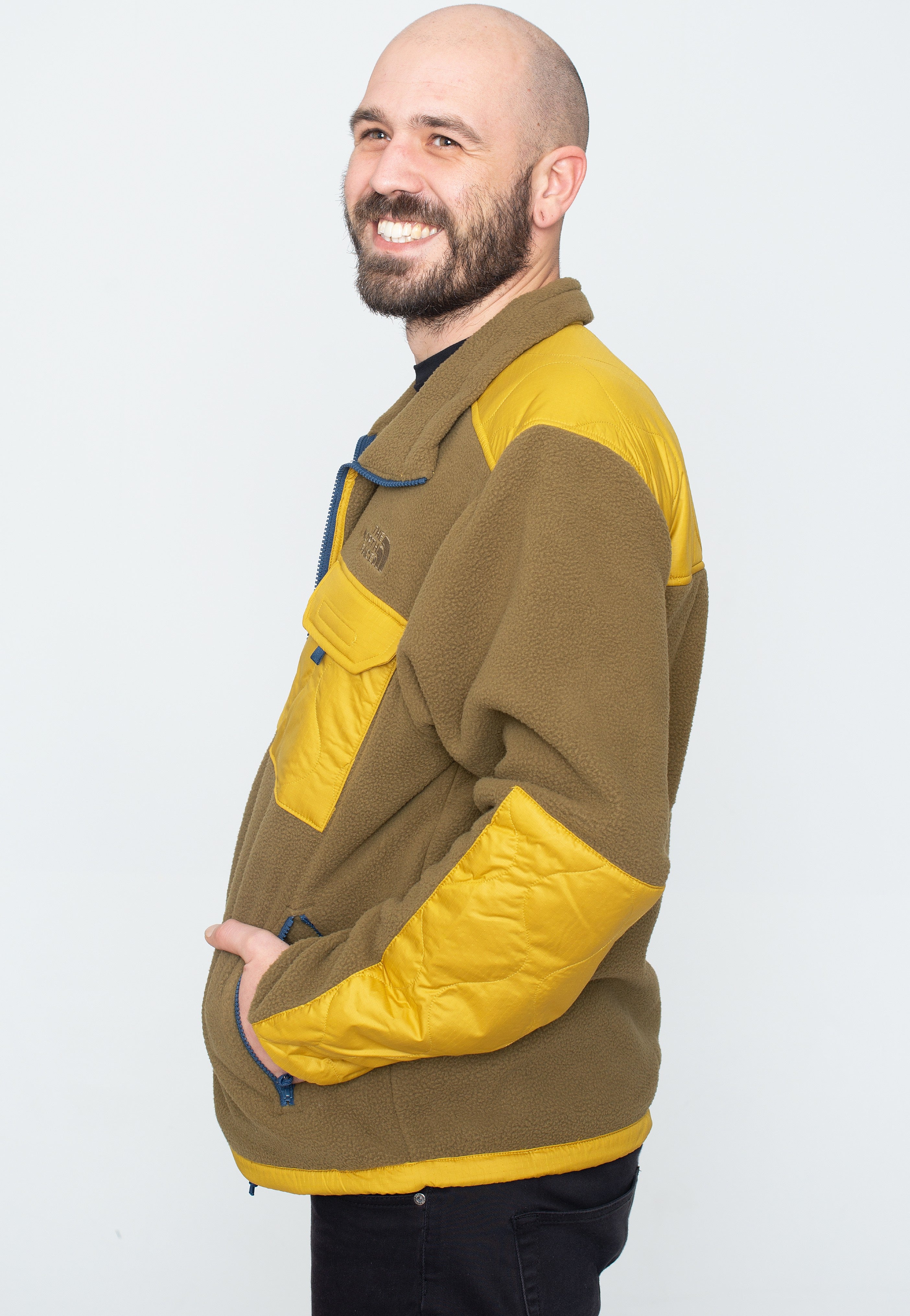 The North Face - Royal Arch Military Olive/Mineral Gold/Shady Blue - Jacket | Men-Image