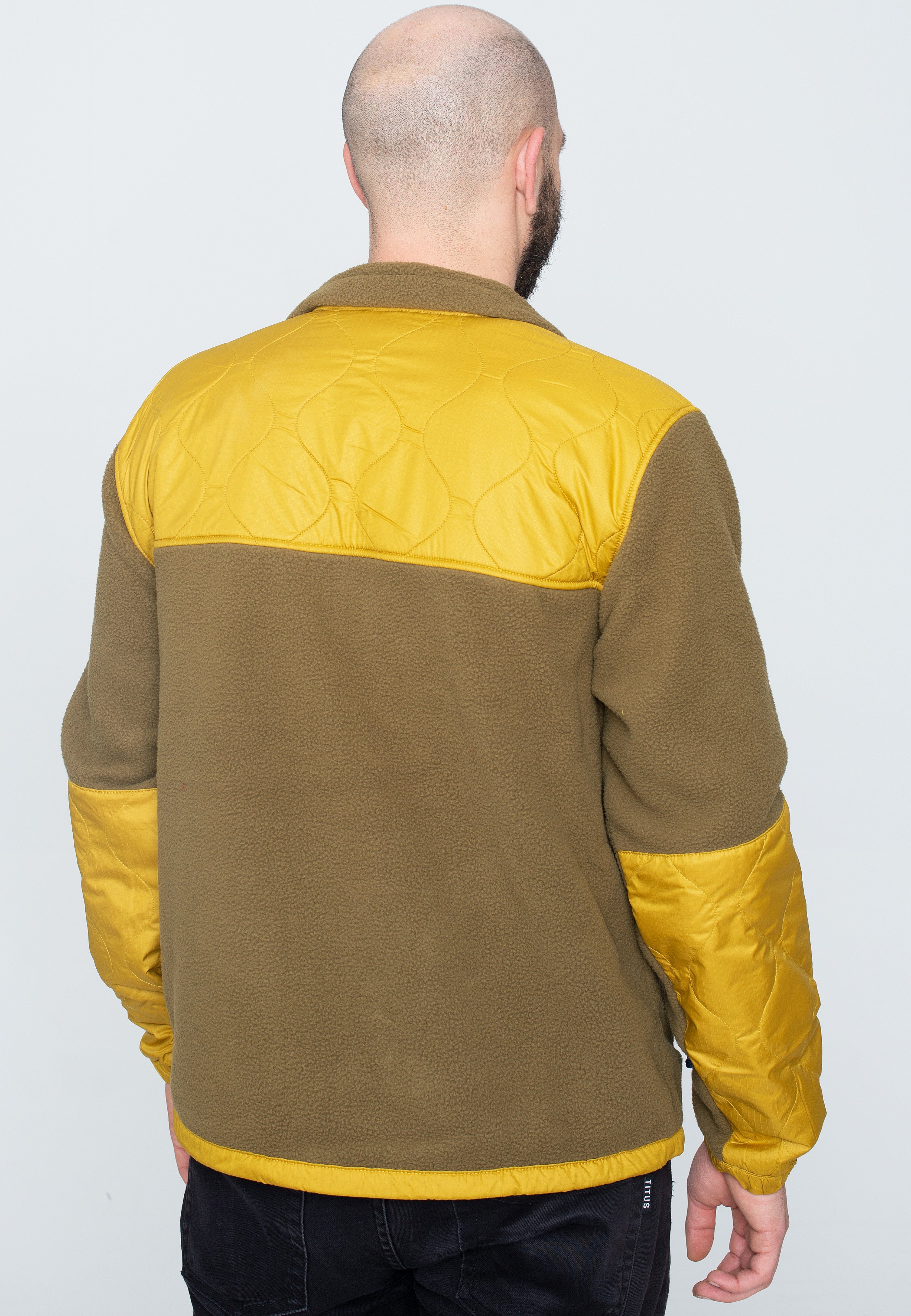 The North Face - Royal Arch Military Olive/Mineral Gold/Shady Blue - Jacket | Men-Image