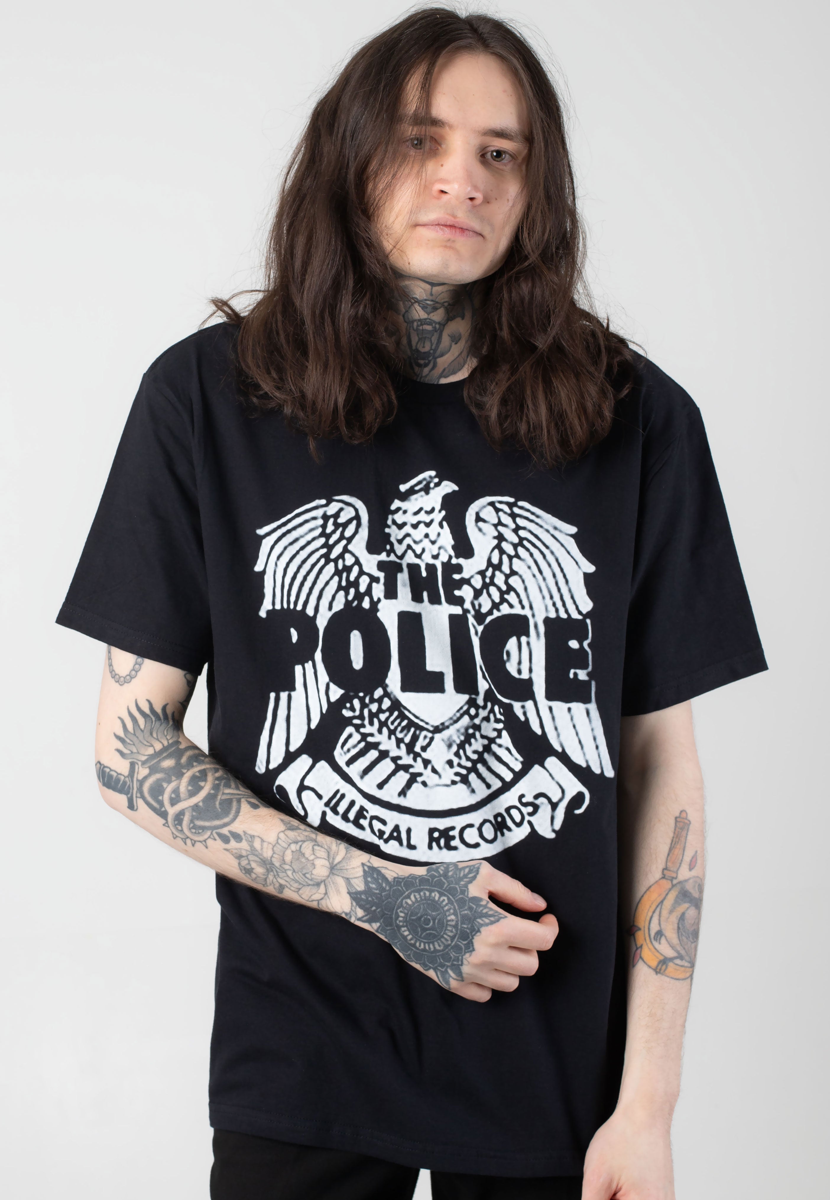 The Police - Illegal Records Eagle - T-Shirt | Men-Image