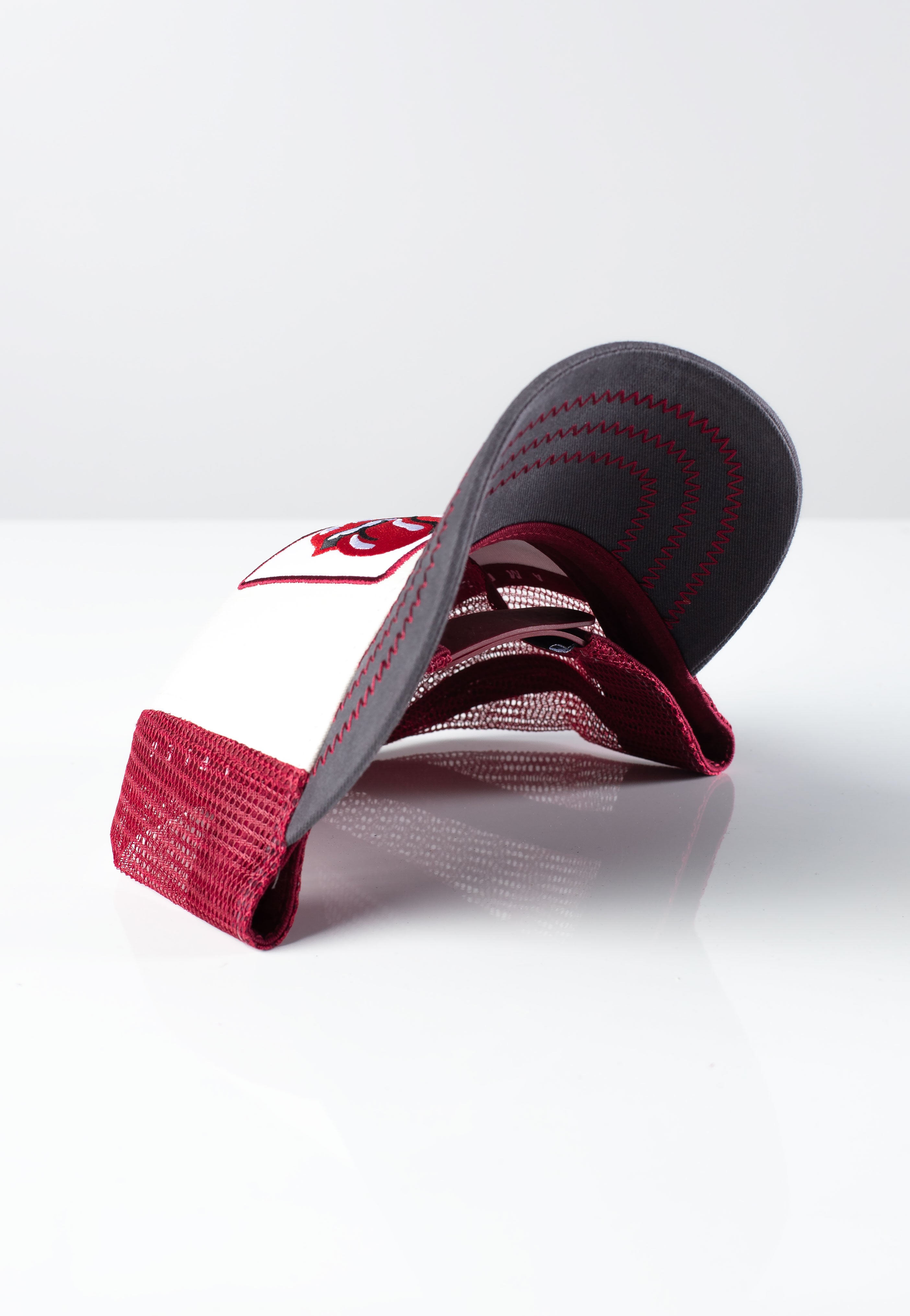 The Rolling Stones - Logo Charcoal Maroon - Cap | Neutral-Image