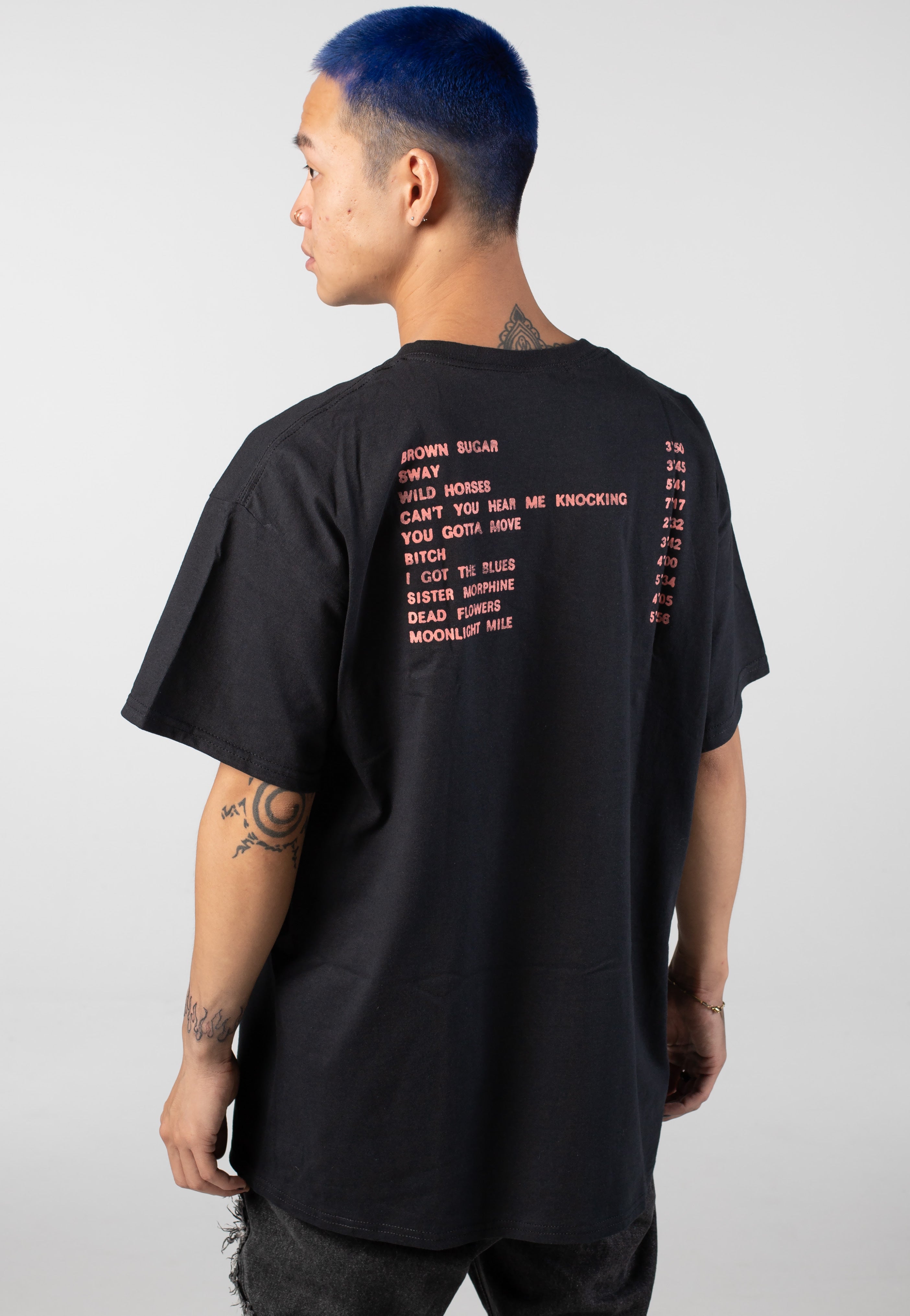 The Rolling Stones - Sticky Fingers Tracklist - T-Shirt | Men-Image