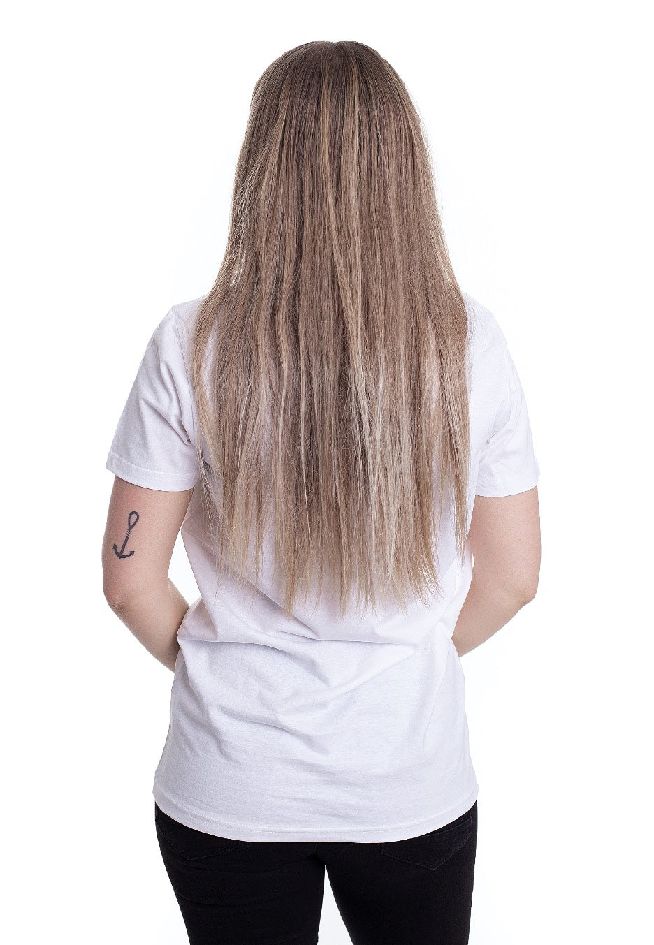 The Rolling Stones - Vtge British Tongue White - T-Shirt | Women-Image