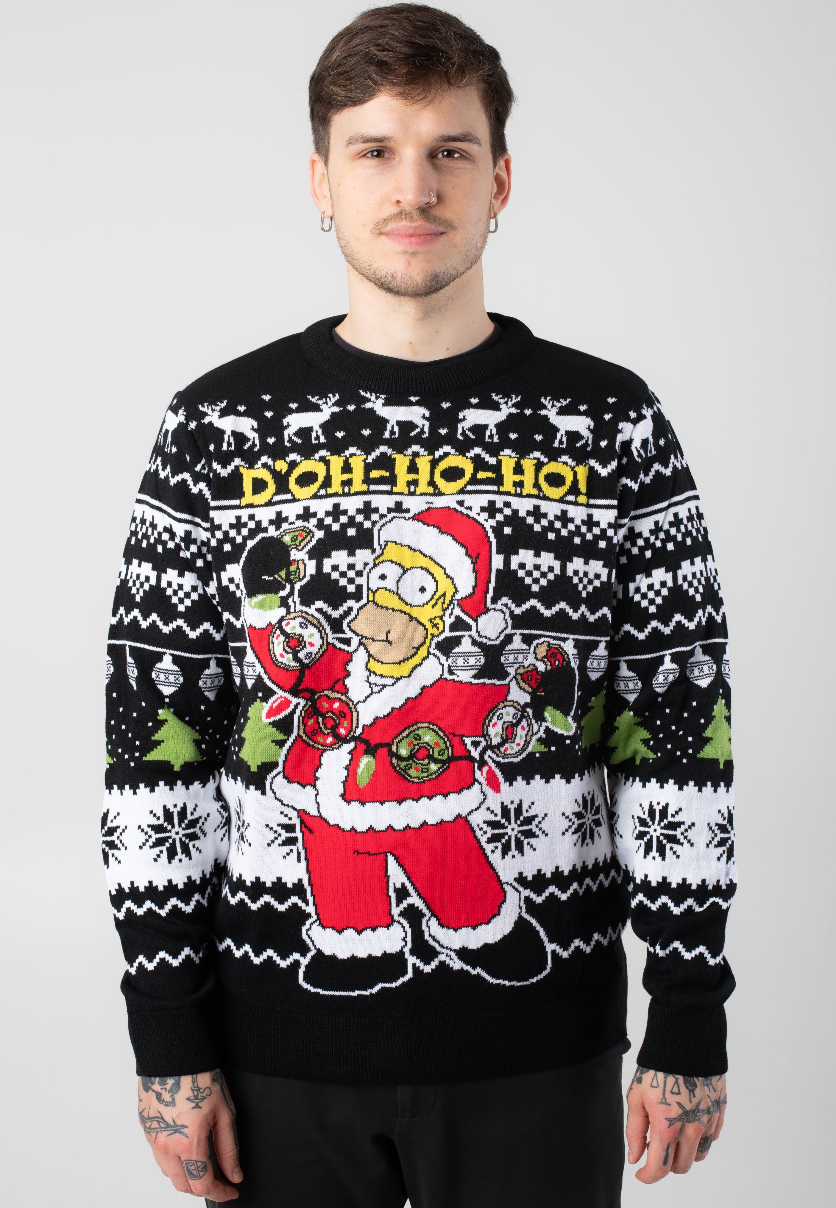 The Simpsons - Homer Xmas Knit - Pullover | Women-Image