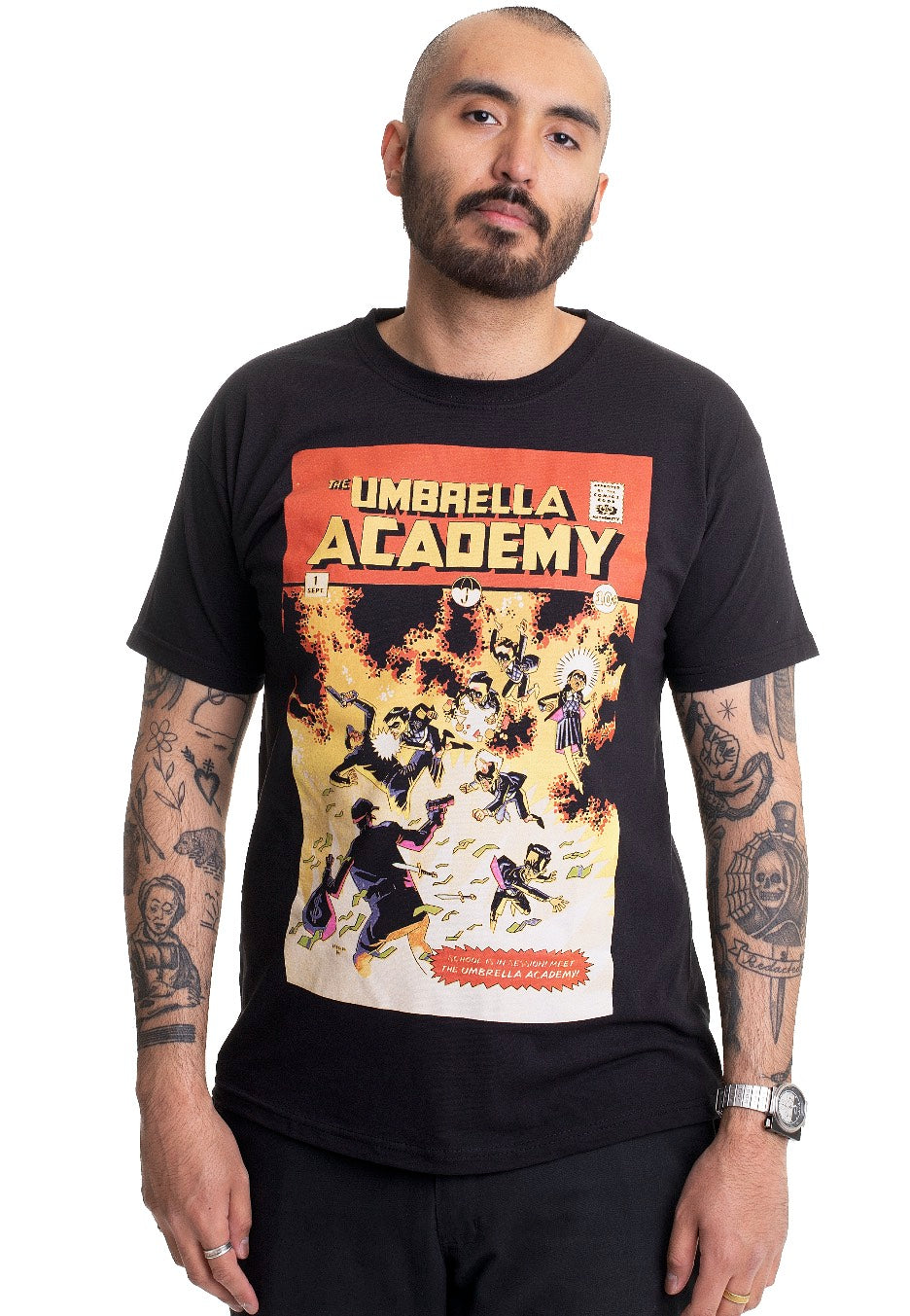 The Umbrella Academy - Comic Cover - T-Shirt | Men-Image