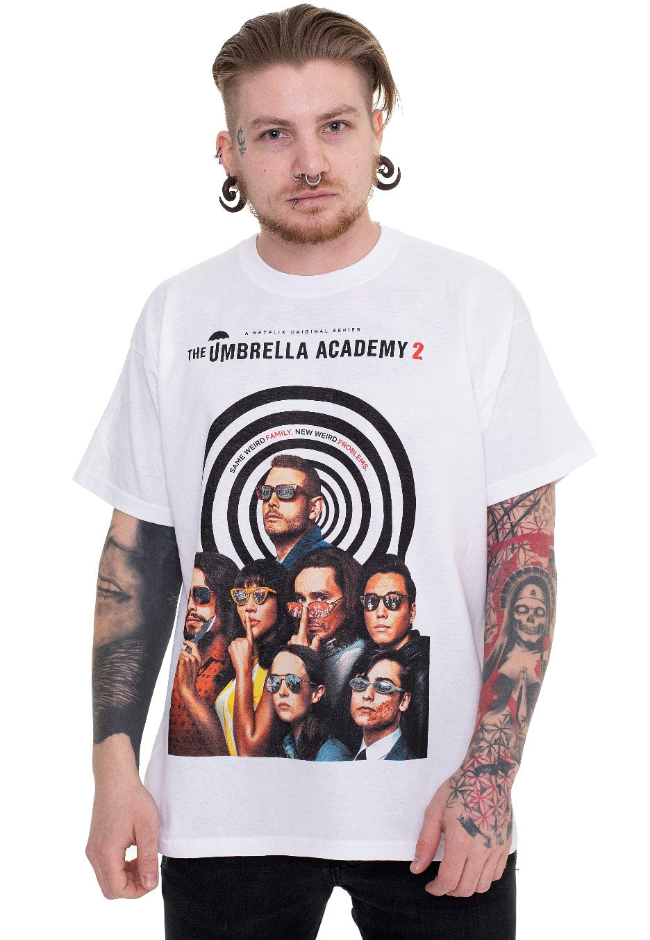 The Umbrella Academy - Season 2 Poster White - T-Shirt | Men-Image