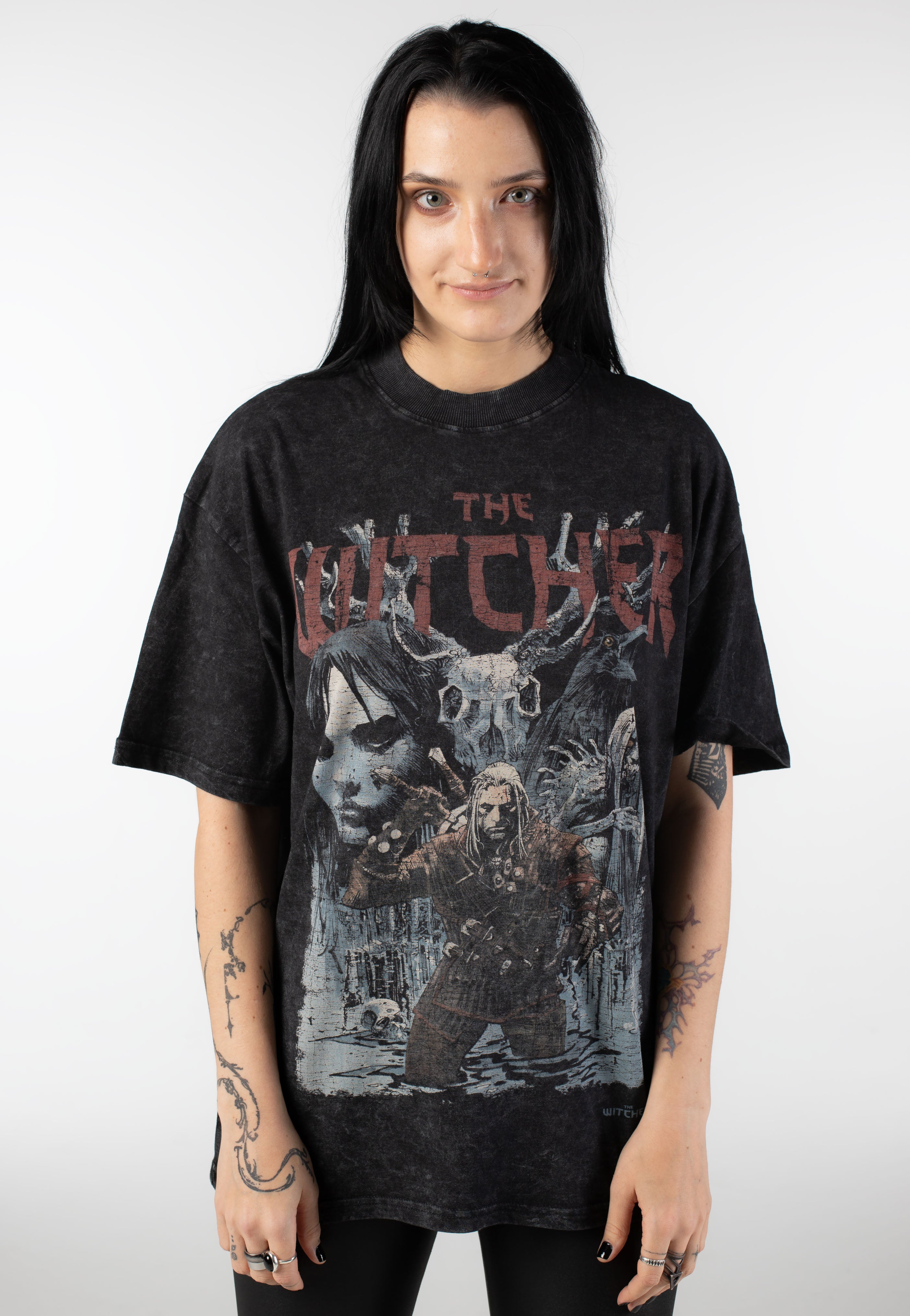 The Witcher - First Edition Acid Washed - T-Shirt | Women-Image