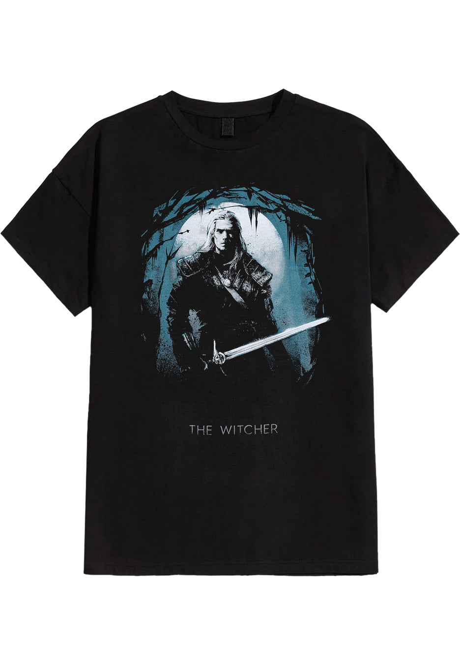 The Witcher - Silhouette Moon - T-Shirt | Neutral-Image
