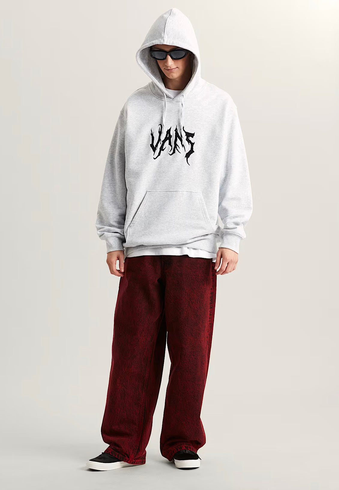 Vans - They Are Just Shoes Loose Light Grey Heather - Hoodie | Men-Image