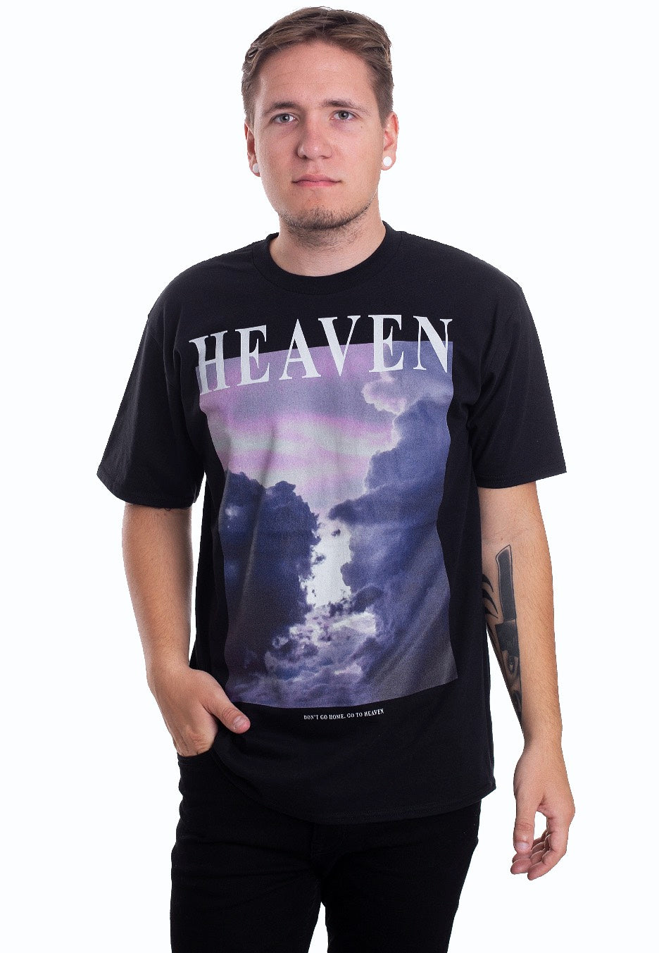 THFKDLF - Heaven Black - T-Shirt
