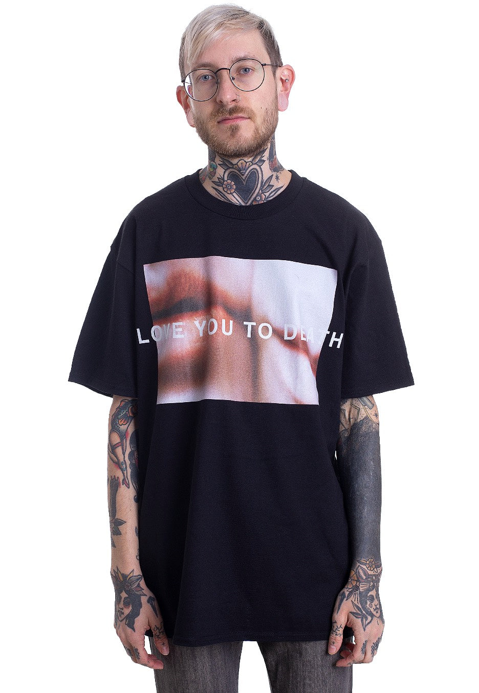 THFKDLF - Love U Black - T-Shirt