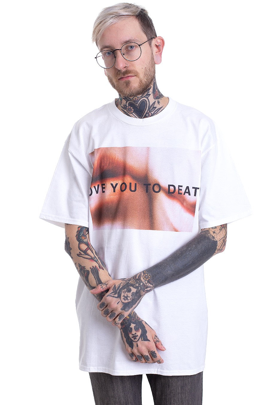 THFKDLF - Love U White - T-Shirt