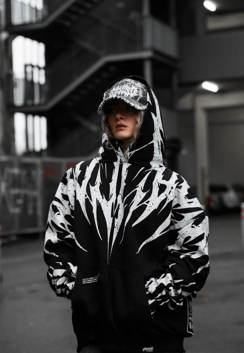 Stay Cold Apparel - Thornbreaker Heavy Oversized Black - Hoodie