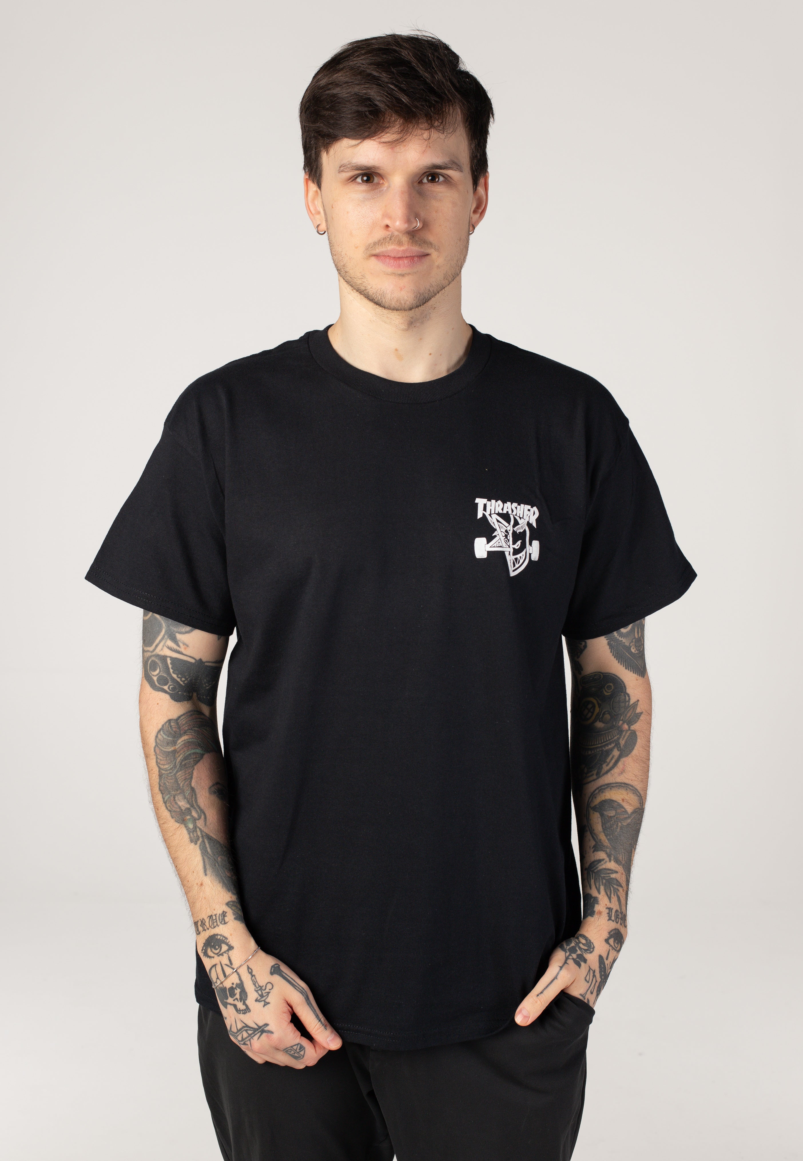 Thrasher x Spitfire - Classic Swirl Black - T-Shirt | Men-Image
