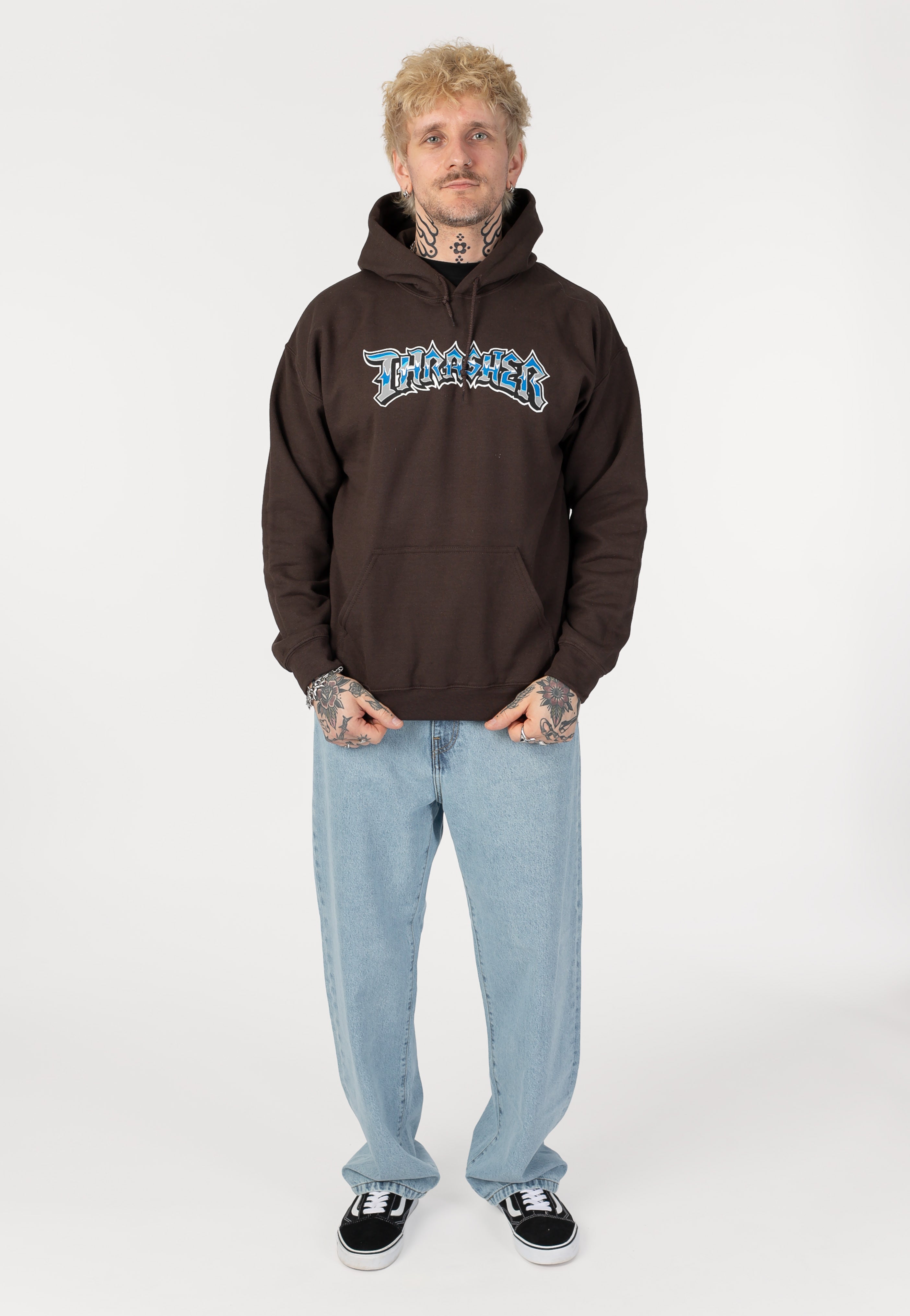 Thrasher - Cruisin' Dark Chocolate - Hoodie | Men-Image