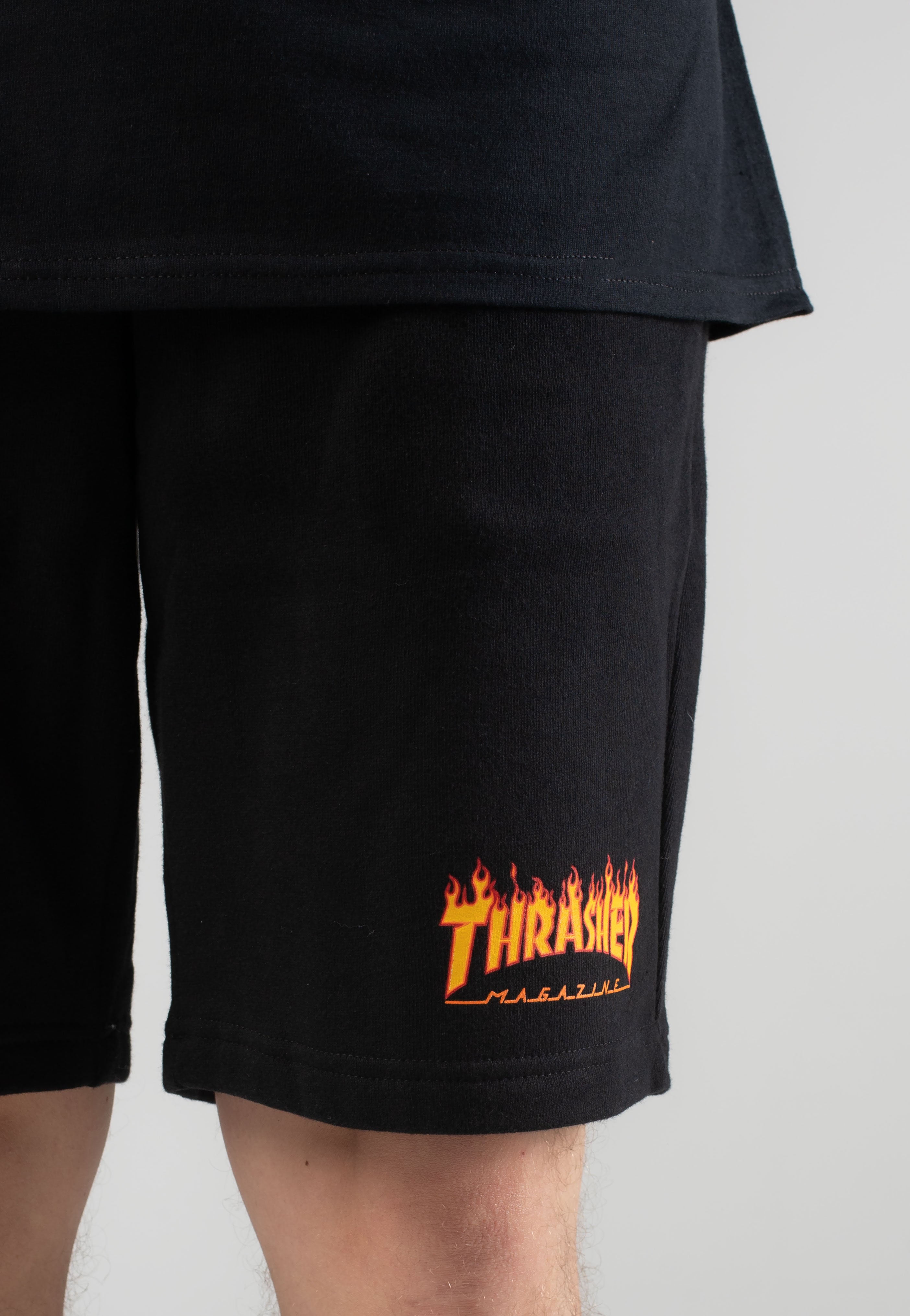 Thrasher - Flame P.E. Black - Shorts | Men-Image