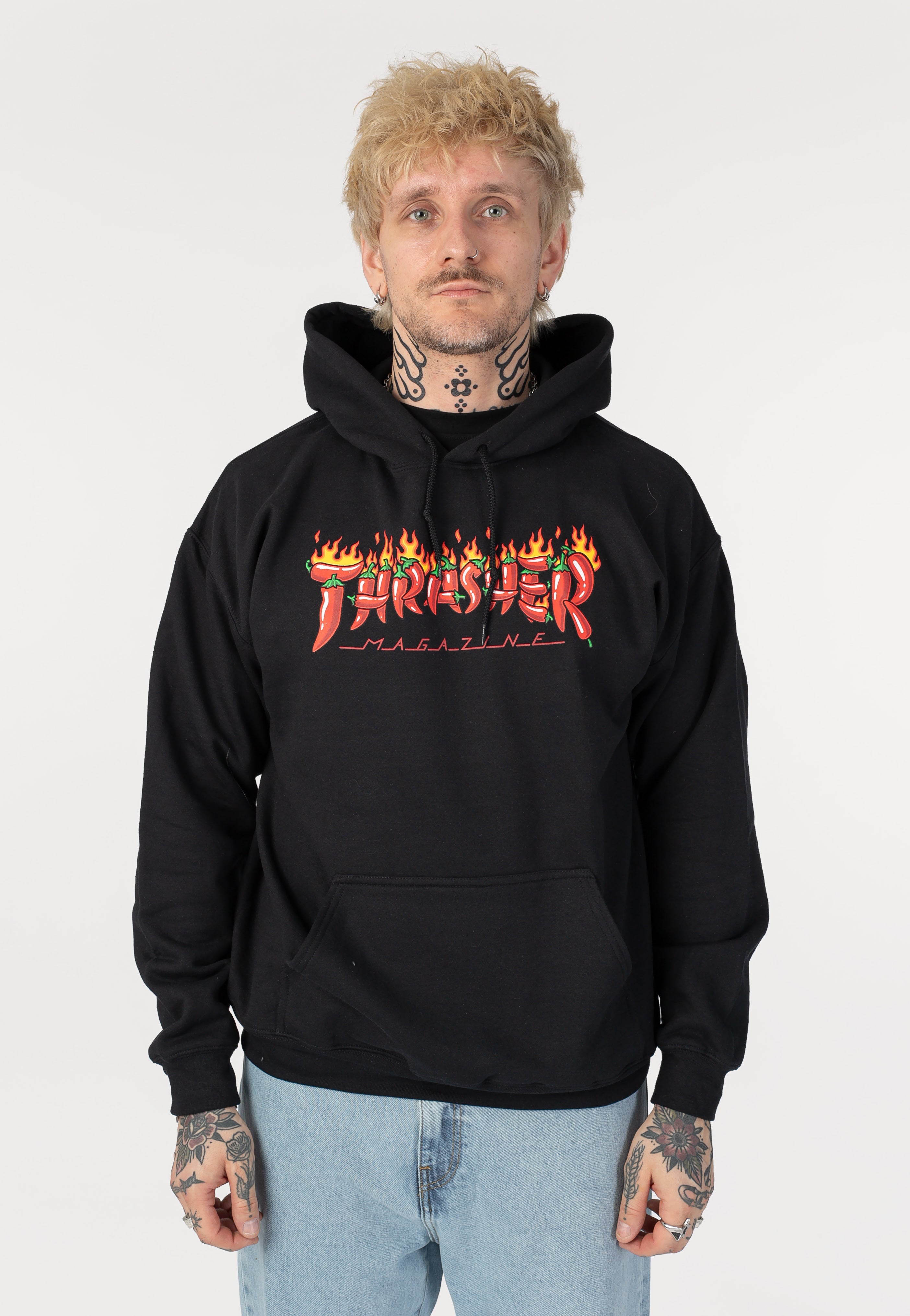 Thrasher - Fuego Black - Hoodie | Men-Image