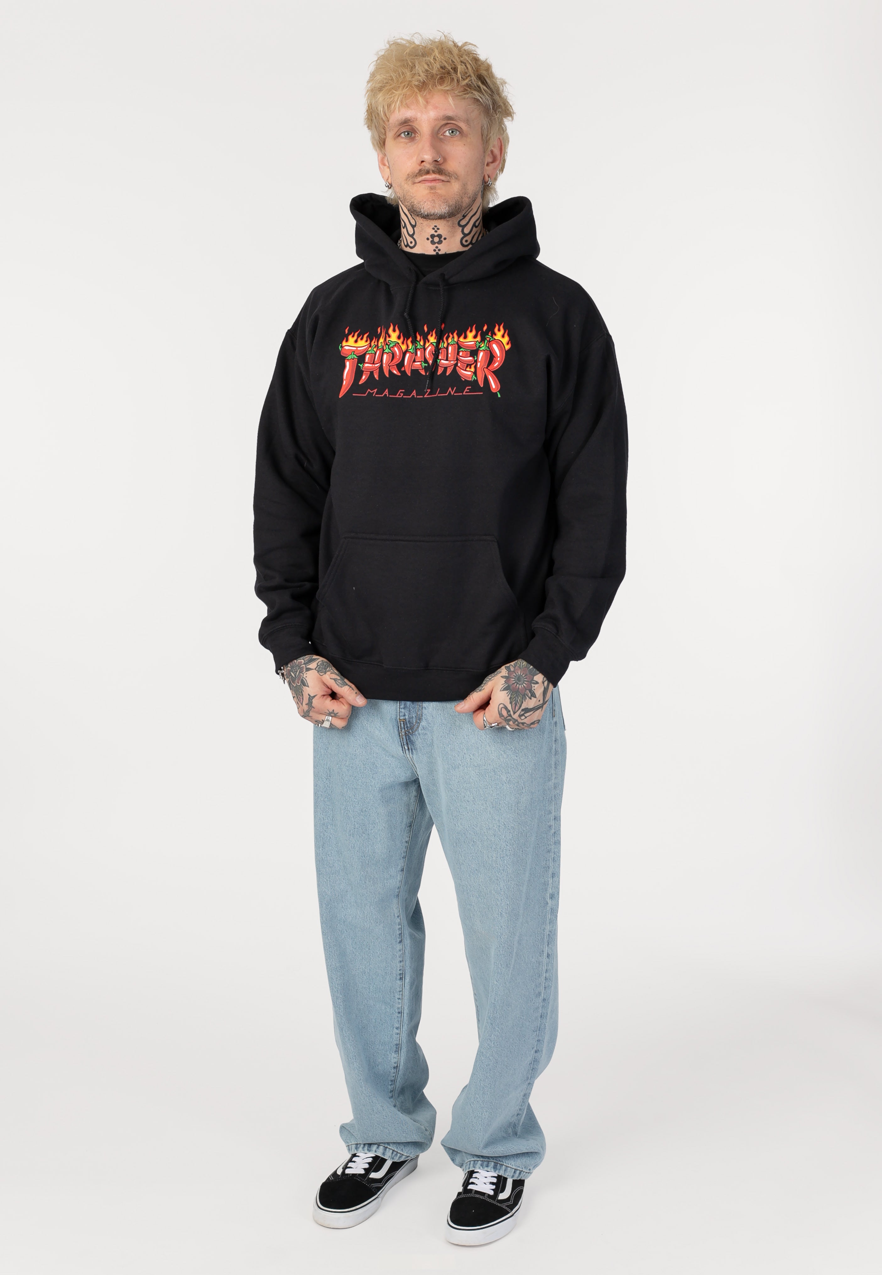 Thrasher - Fuego Black - Hoodie | Men-Image