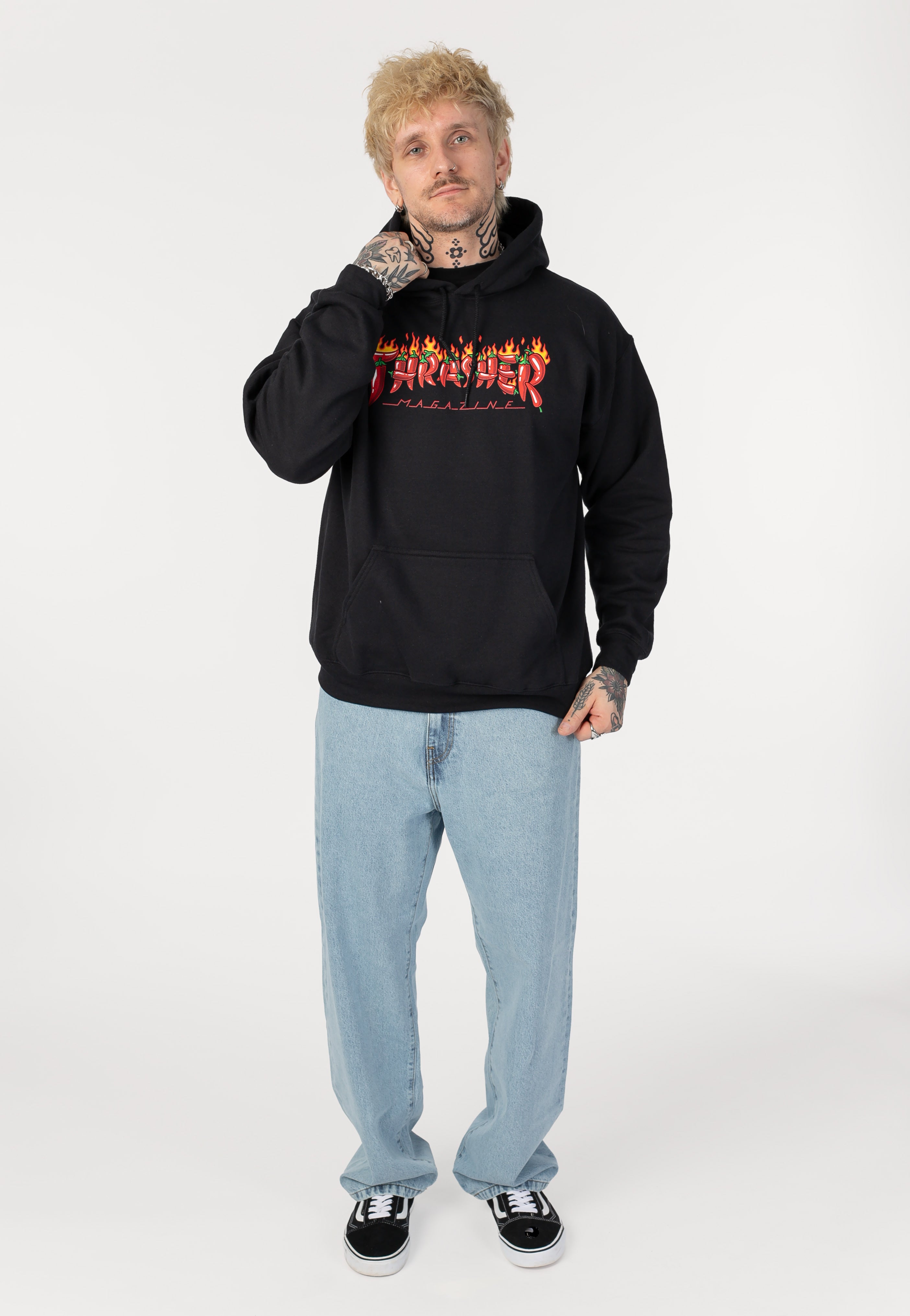 Thrasher - Fuego Black - Hoodie | Men-Image