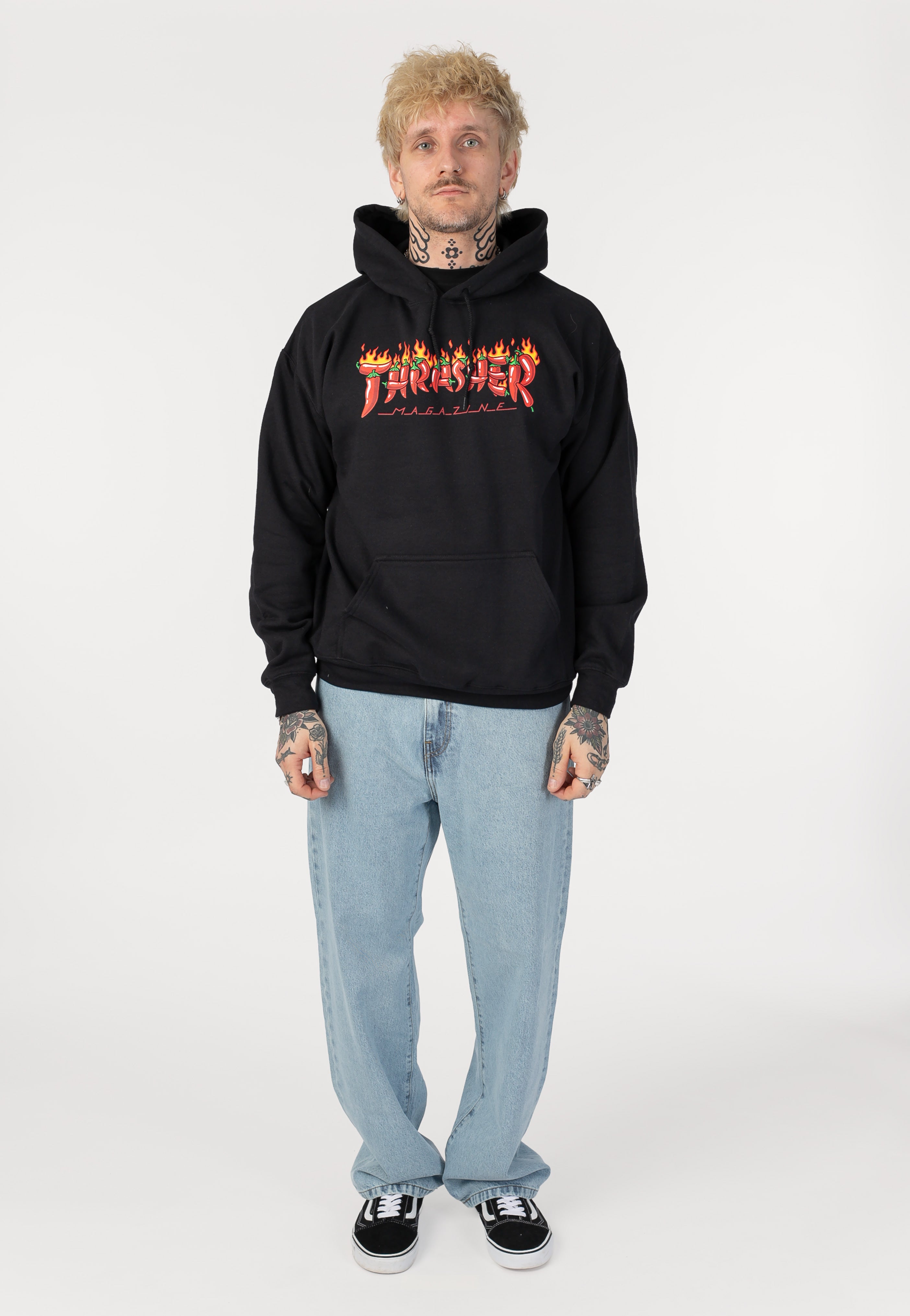 Thrasher - Fuego Black - Hoodie | Men-Image