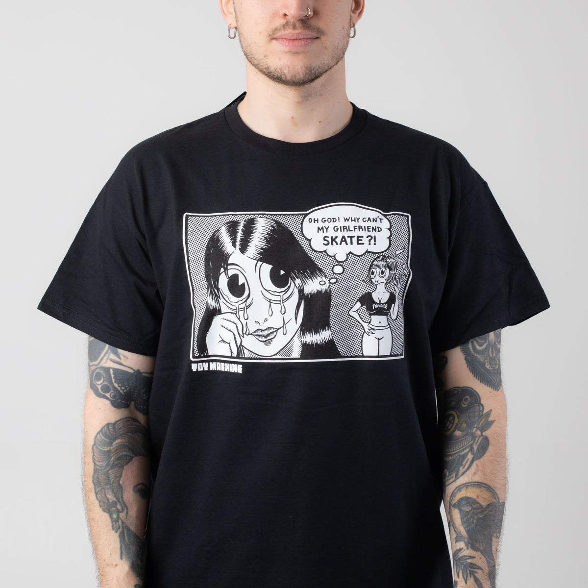 Thrasher Thrasher x Toy Machine - Girlfriend Black - T-Shirt