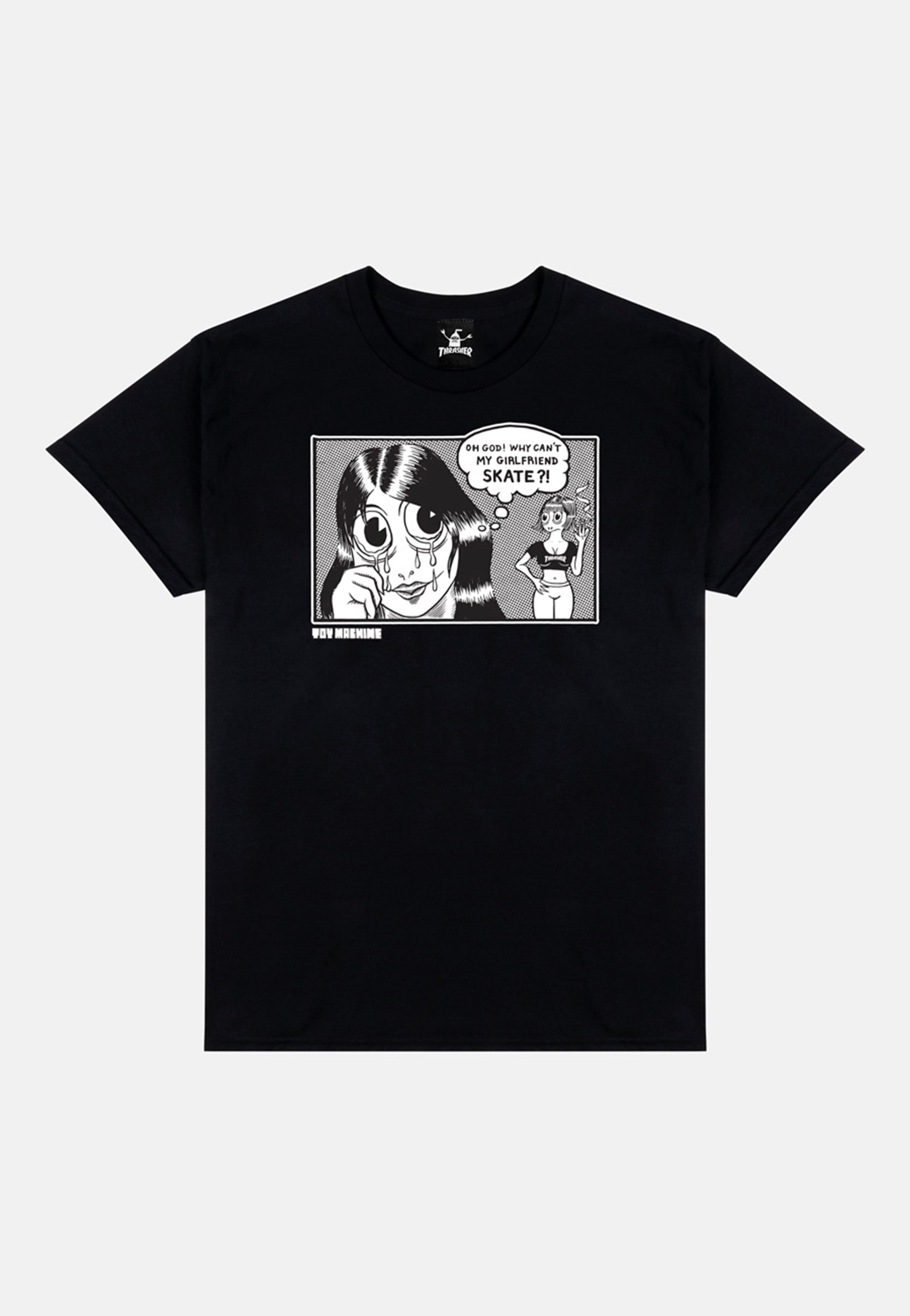 Thrasher x Toy Machine Girlfriend Black - T-Shirt | Impericon