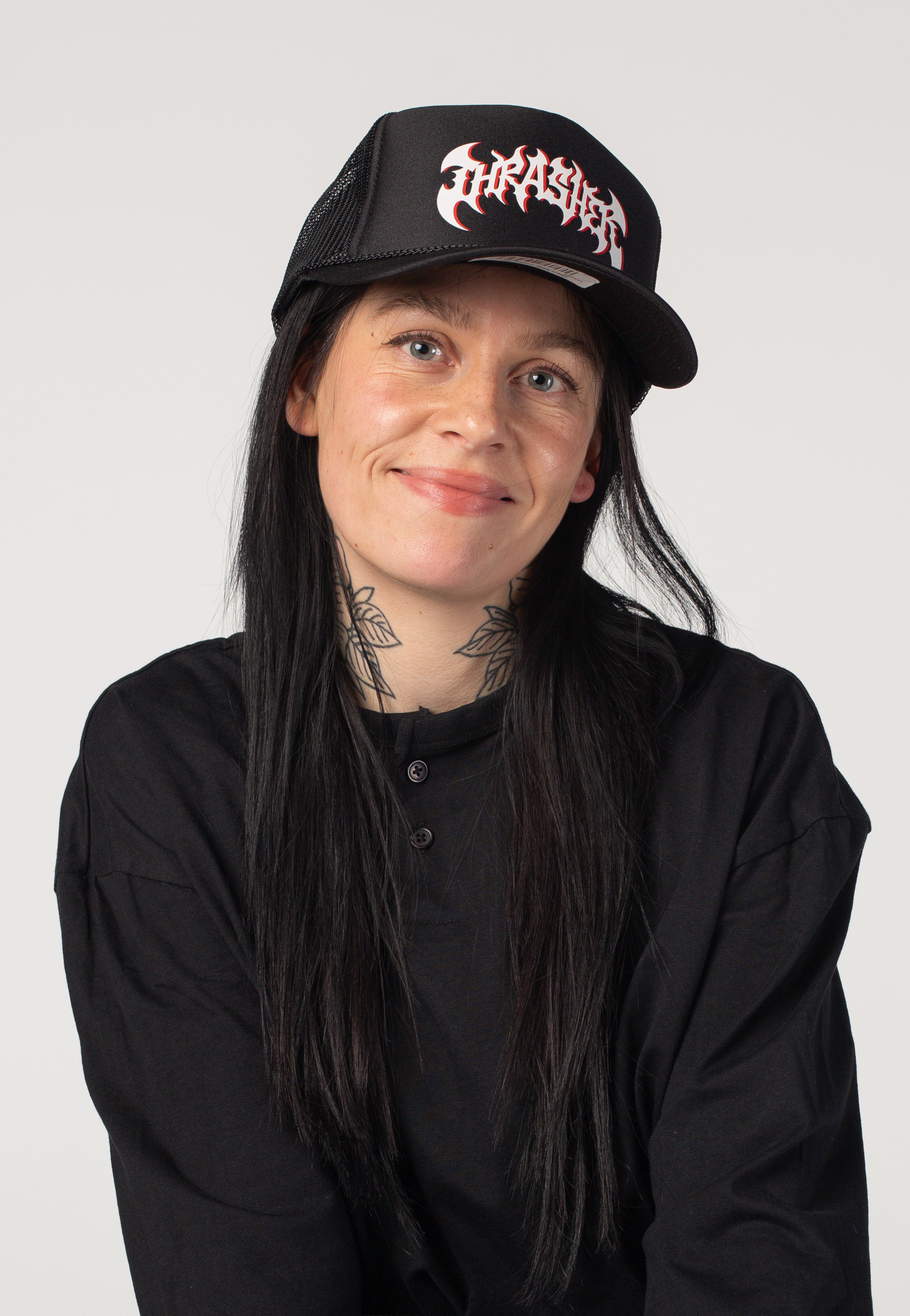 Thrasher - Heavy Metal Trucker Black/Black - Cap | Men-Image
